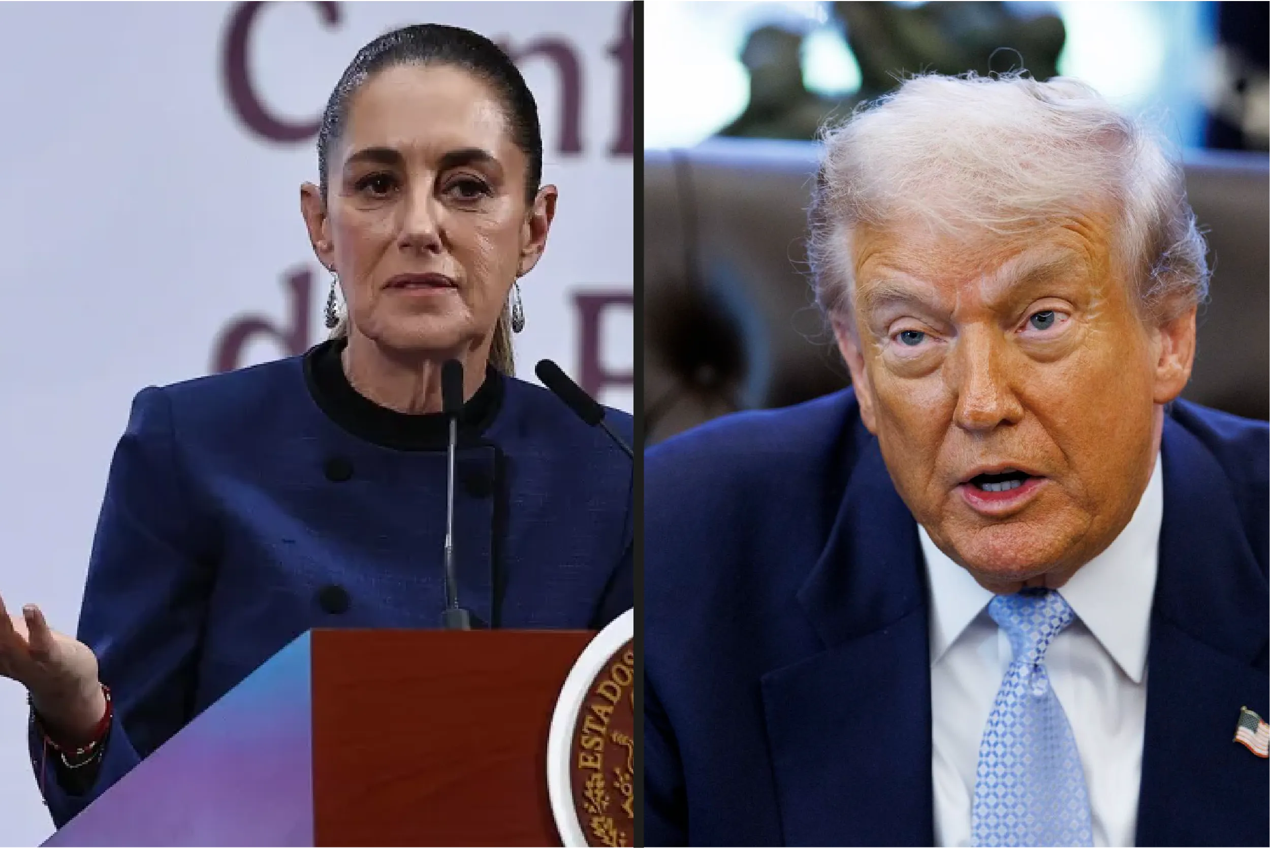 “No estoy contento con México”: Trump advierte posible acción militar.