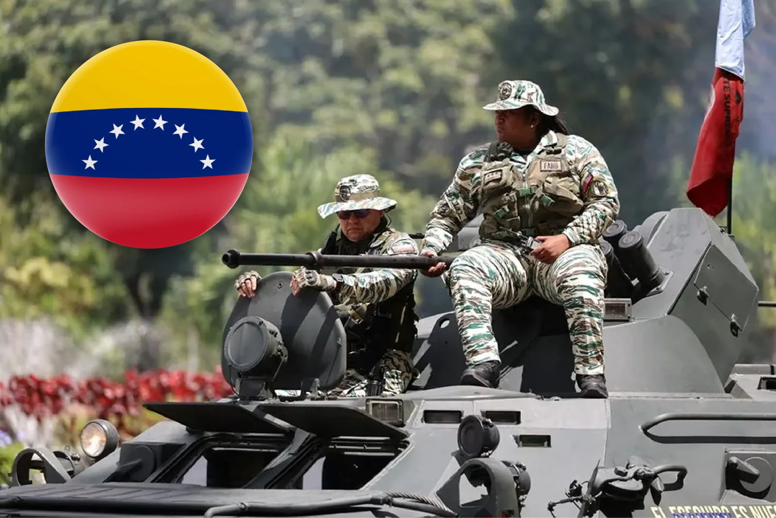 Tropas venezolanas movilizadas en el despliegue masivo anunciado por el Ministerio de Defensa.