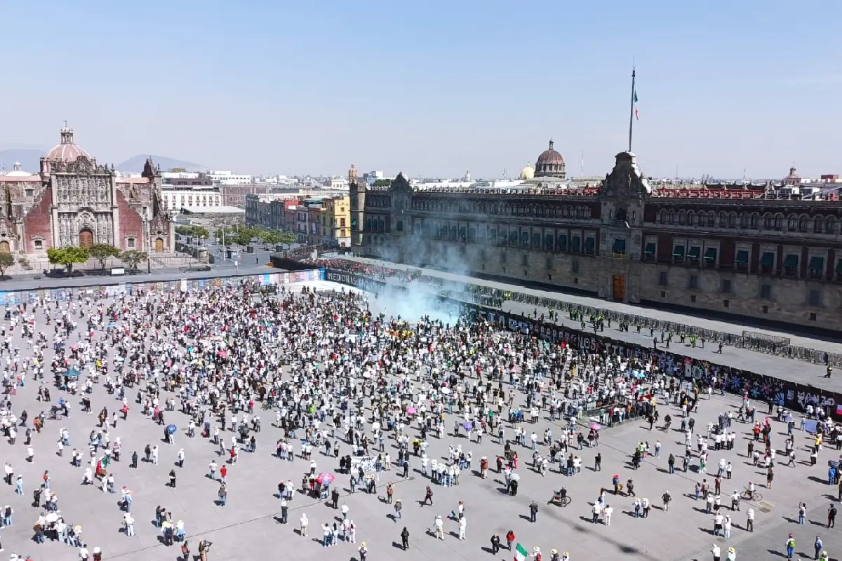 Periodistas denuncian agresión de encapuchados durante la Marcha de la Gezn Z. | Foto: X.