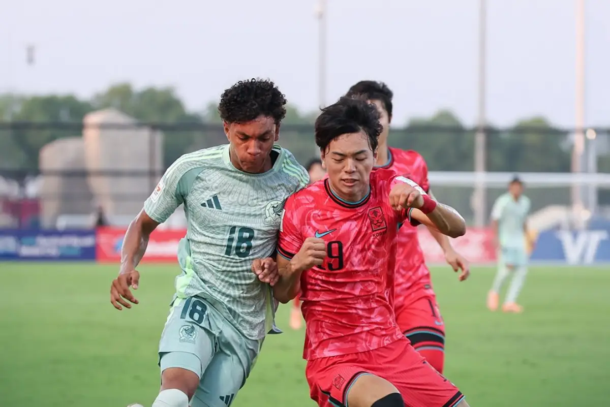 México pierde en su debut ante Corea del Sur en el Mundial sub-17. | Foto: X Selección Mexicana,