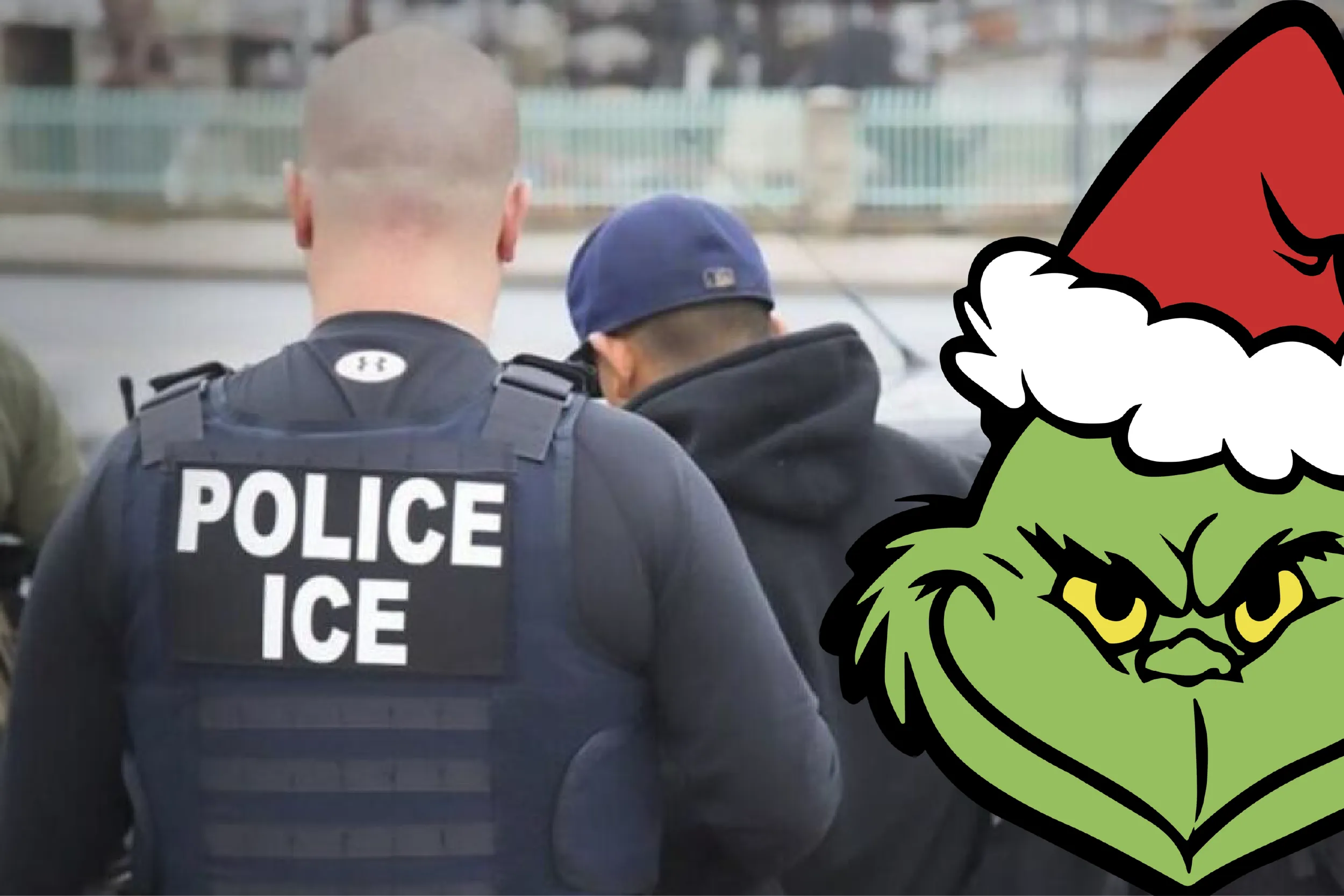 Videos navideños de redadas del ICE generan polémica.