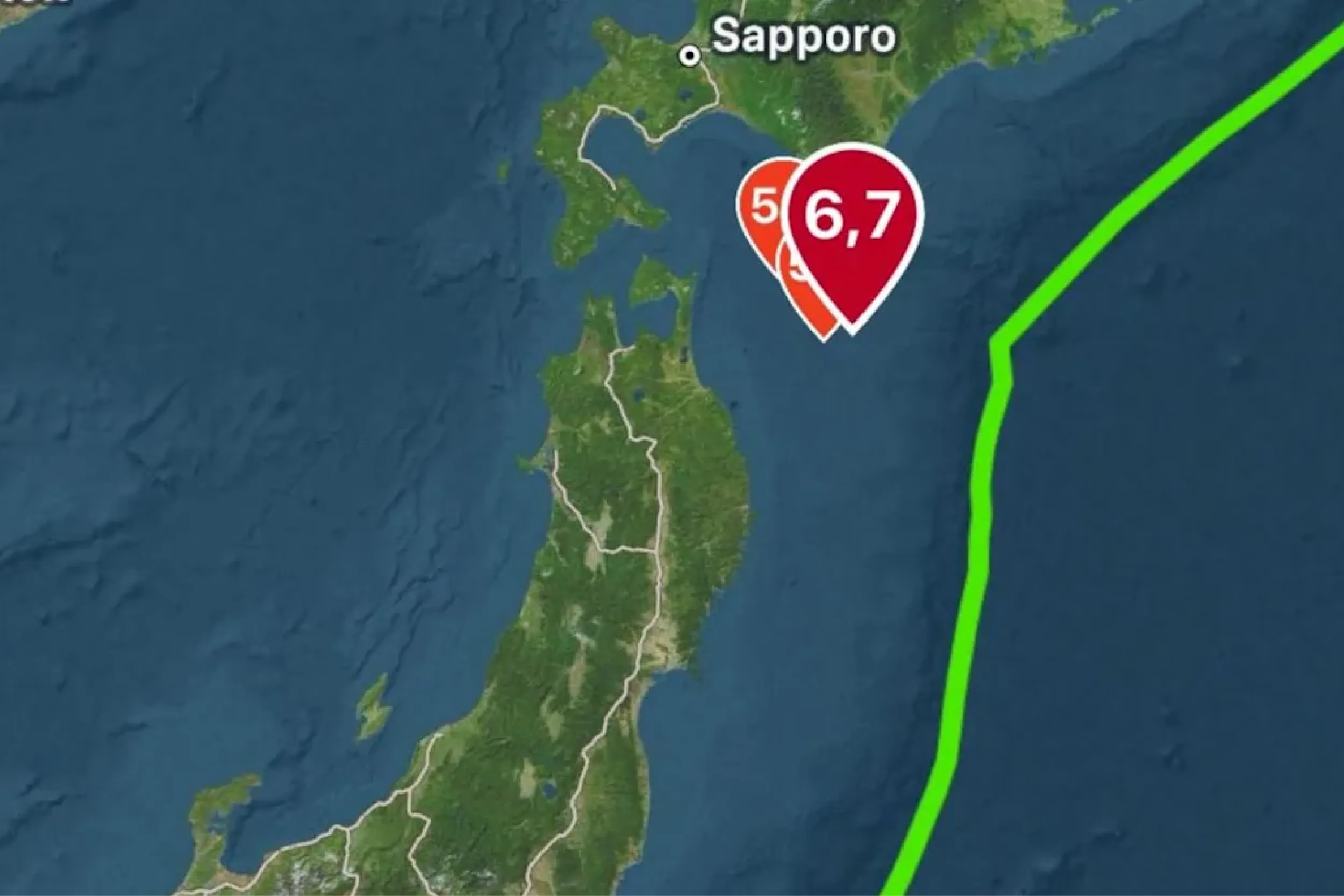 Un sismo de 6.7 volvió a sacudir Japón.