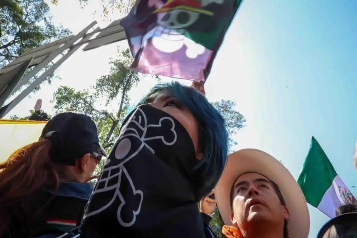 Se estima que la marcha arribe al Zócalo entre las 12:00 y las 13:00 horas. Foto: X