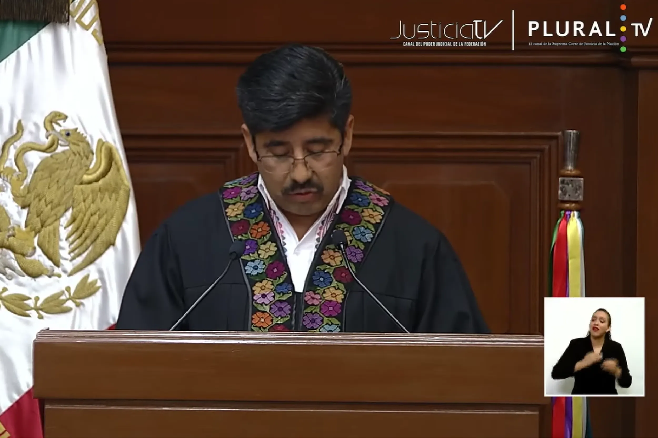 Hugo Aguilar, afirmó en su primer informe que la nueva Corte está en “reconciliación con el pueblo”.