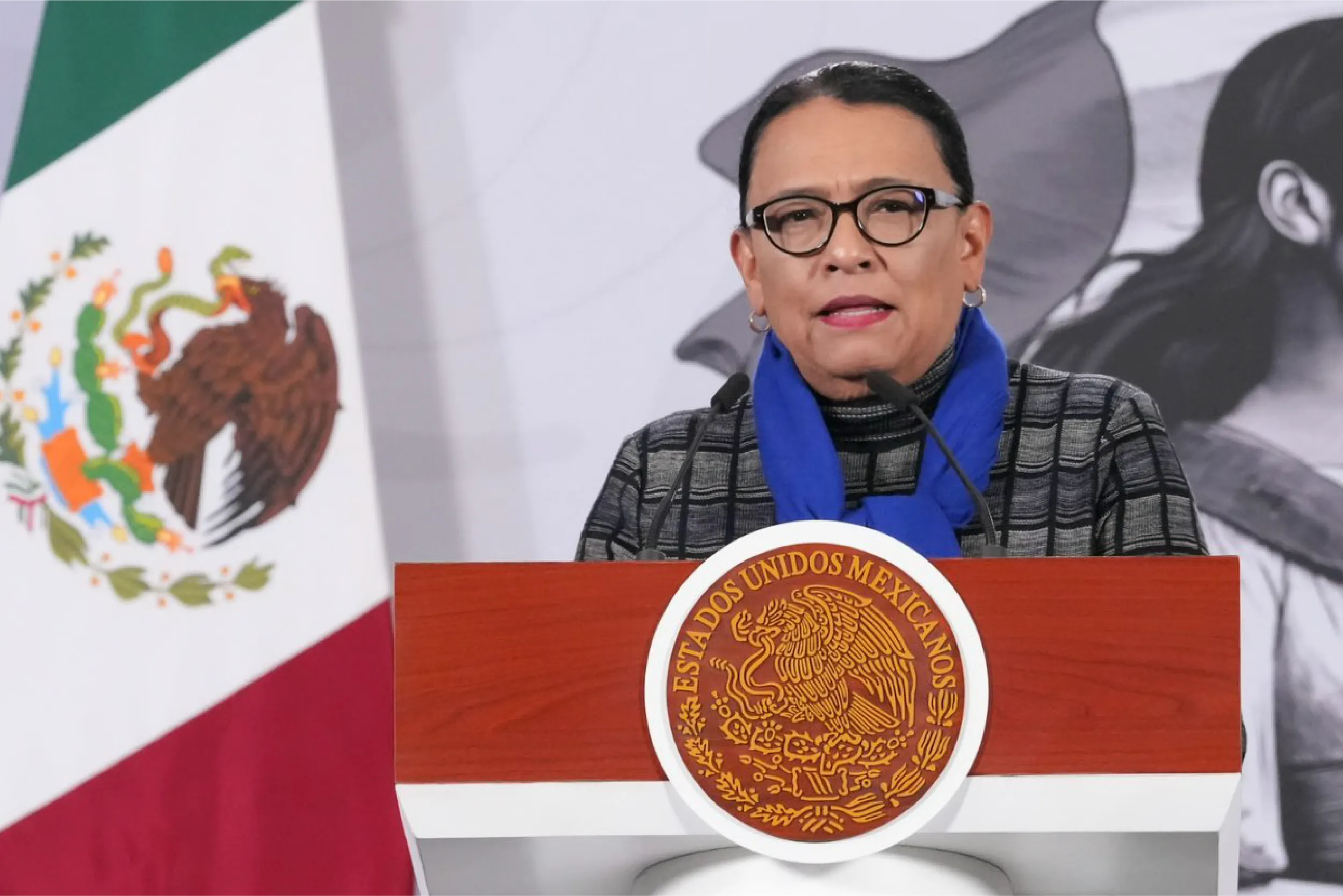 Rosa Icela Rodríguez.