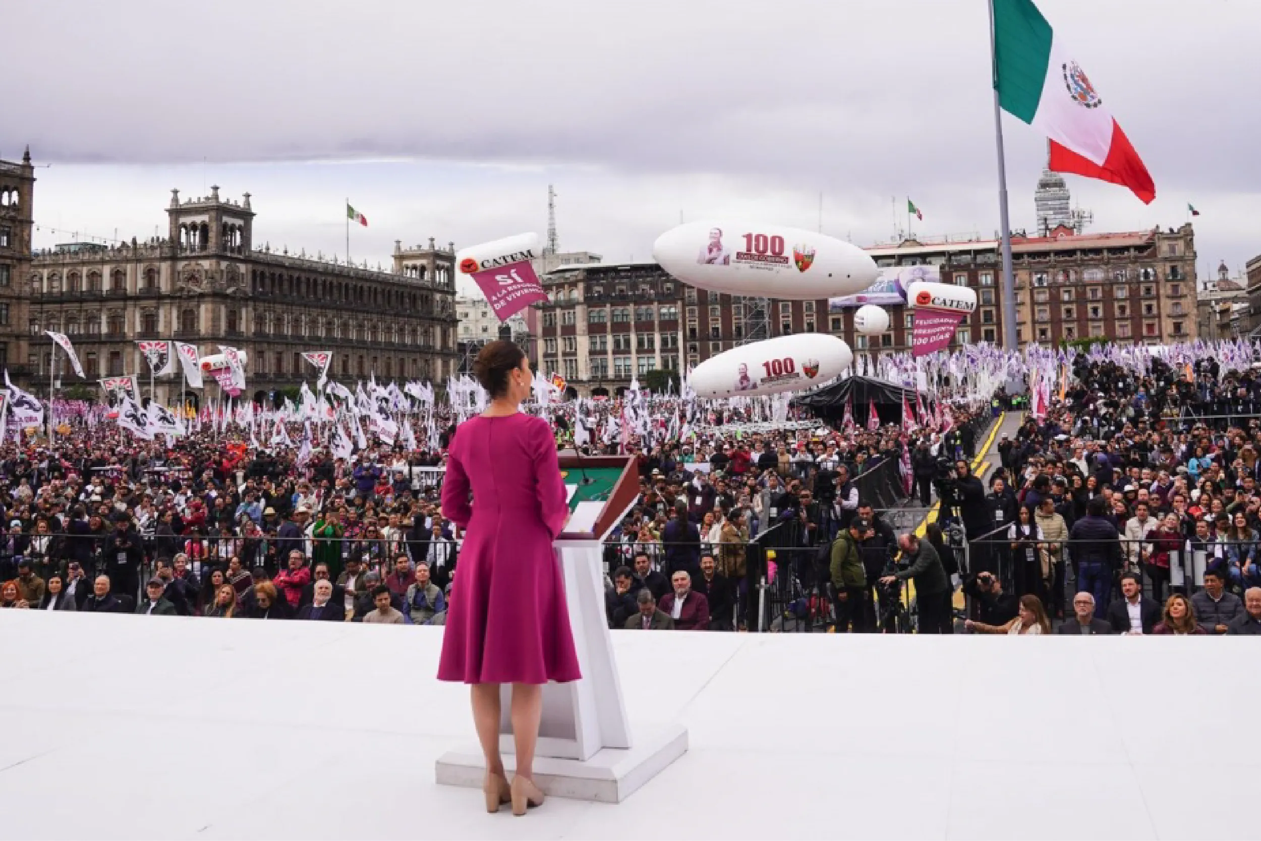 Festejo en el Zócalo confirma que la 4T es una forma distinta de gobernar.