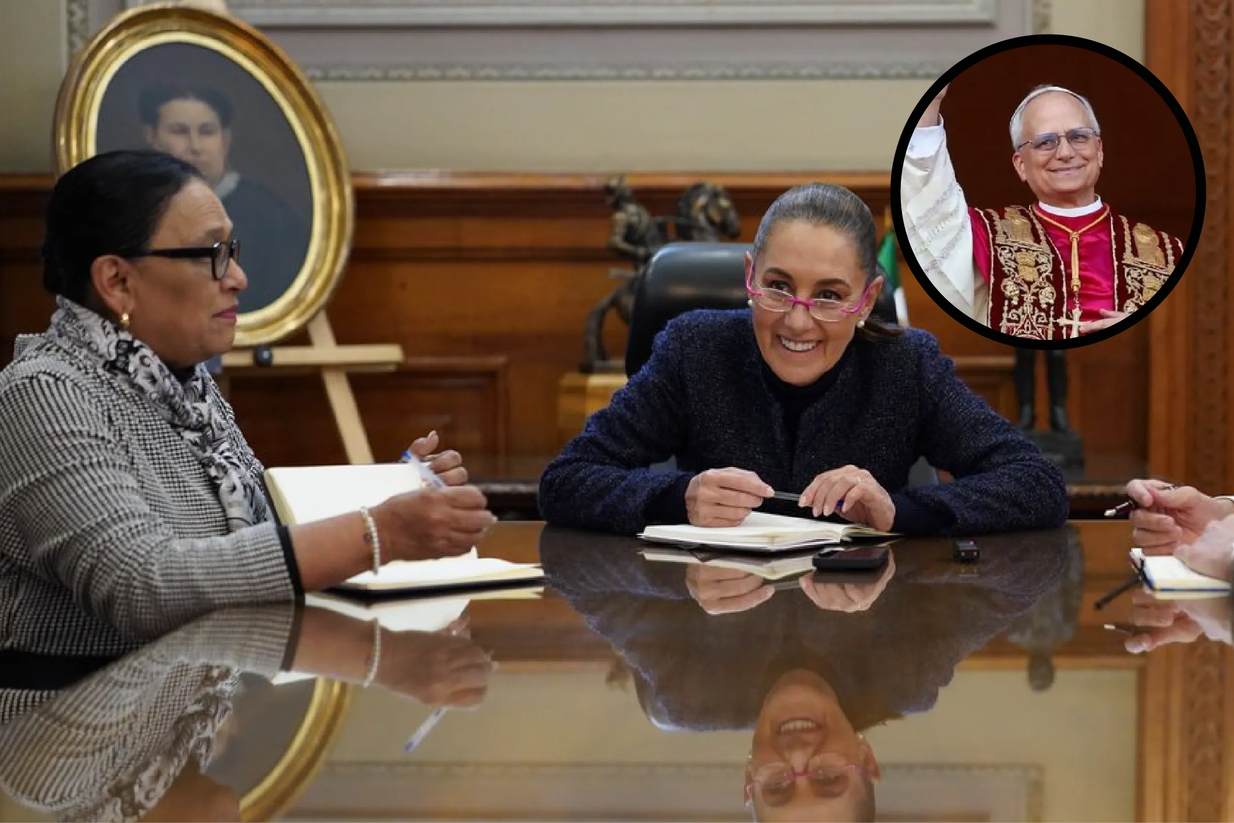 Sheinbaum habló con el Papa León XIV.