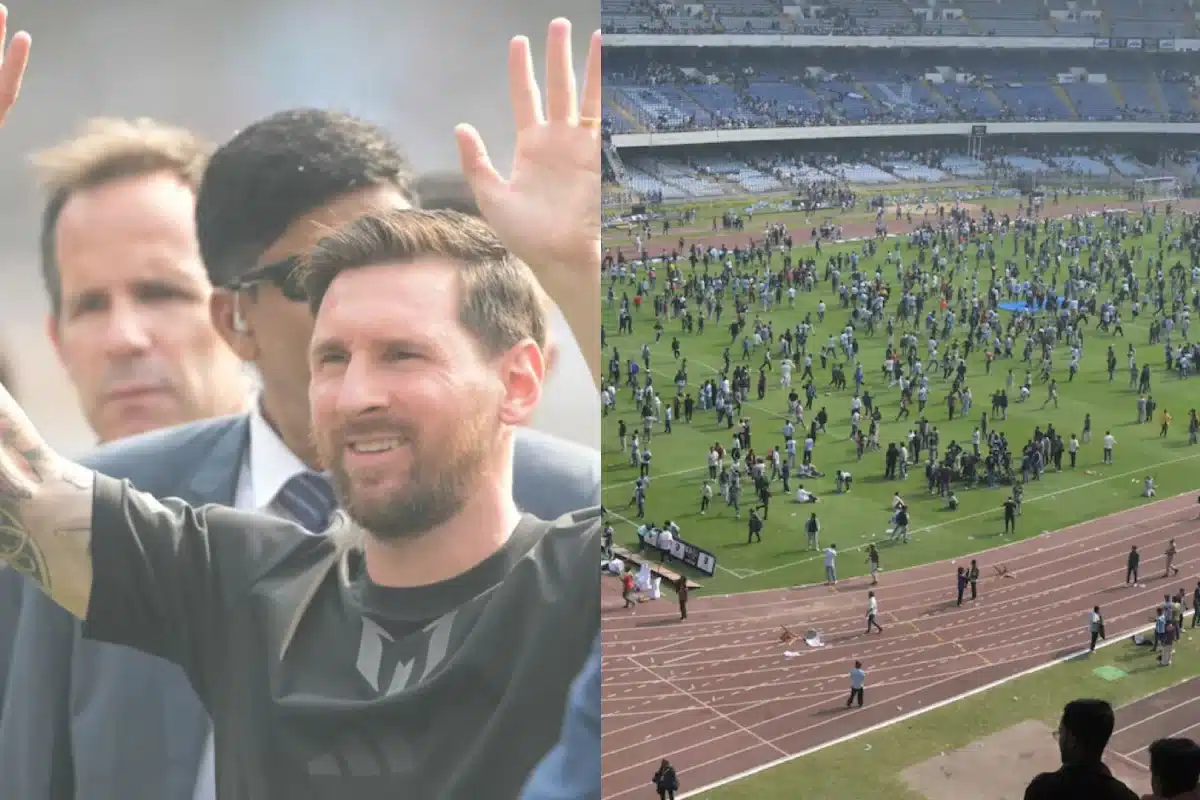 El caos en Calcuta empañó el inicio de la gira GOAT Tour India. Foto: X