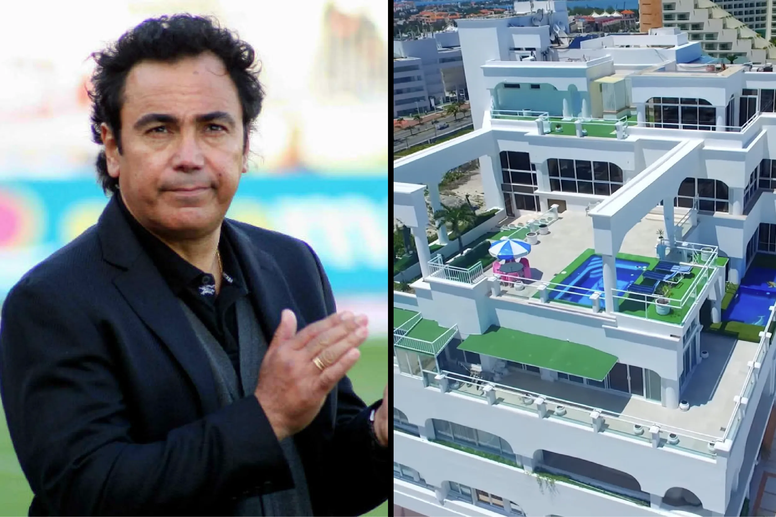 Fotos de la mansión de Hugo Sánchez en Cancún.