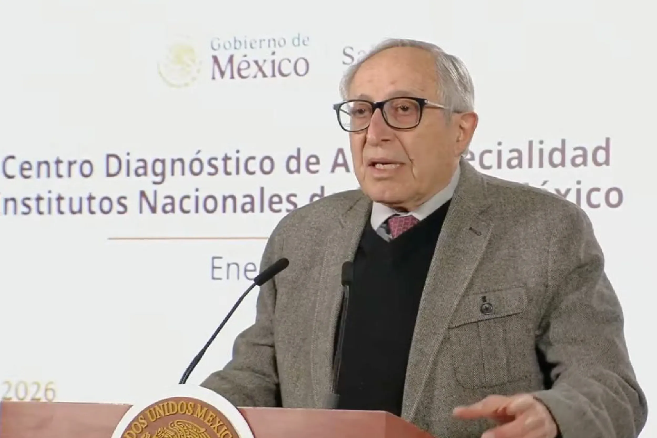 Secretario de Salud, David Kershenobich