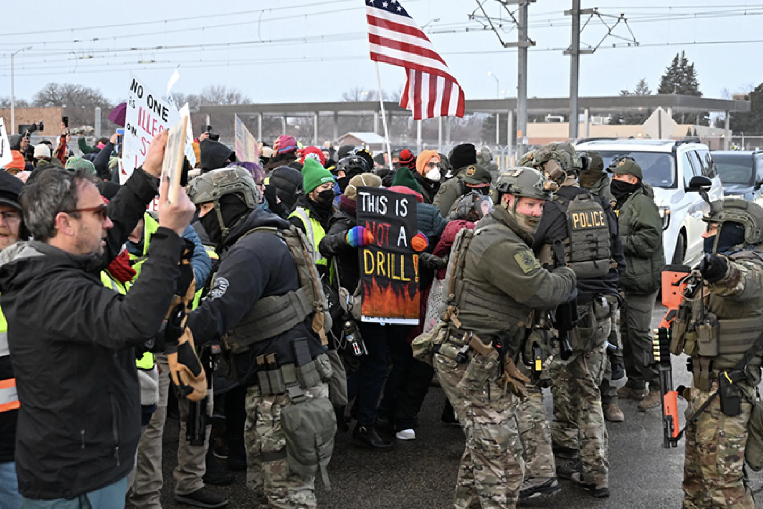 Trump amenaza con usar al ejército ante protestas contra ICE en Minnesota