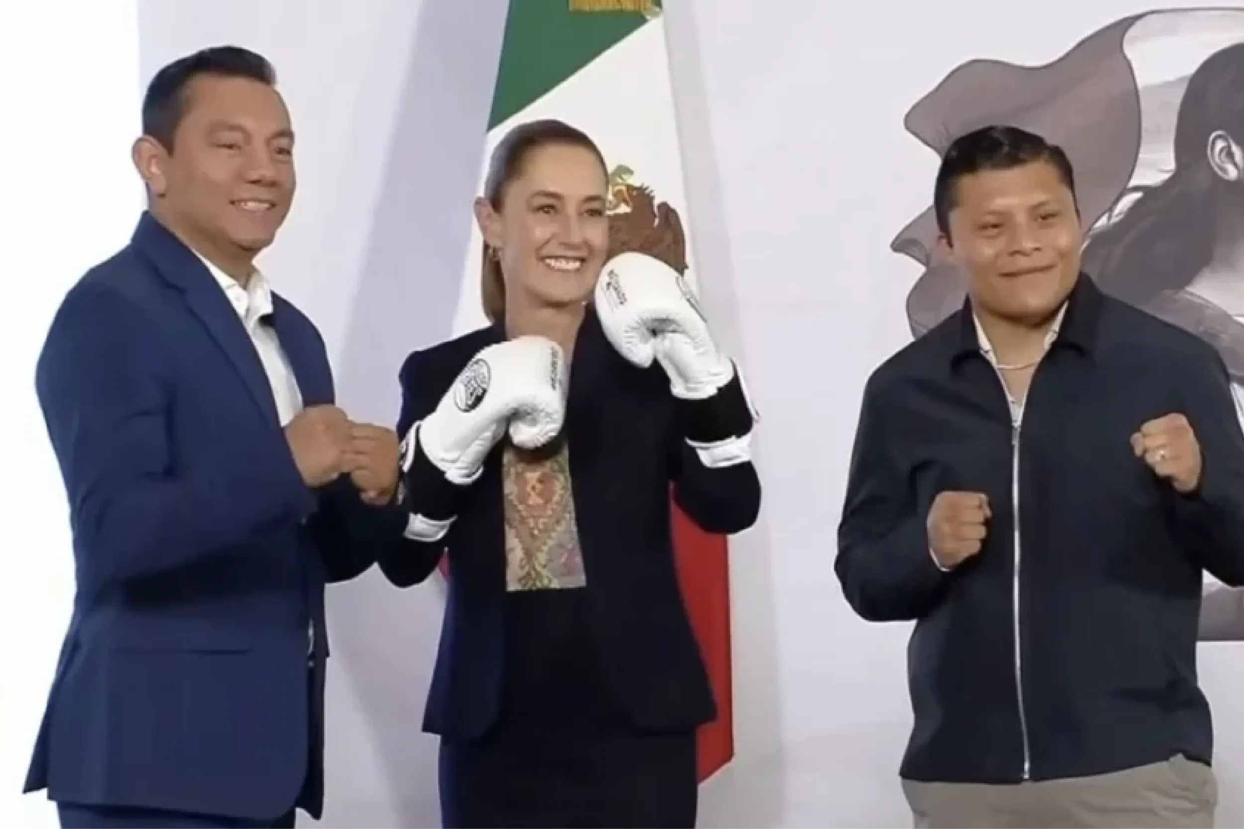 Boxeando por la Paz.