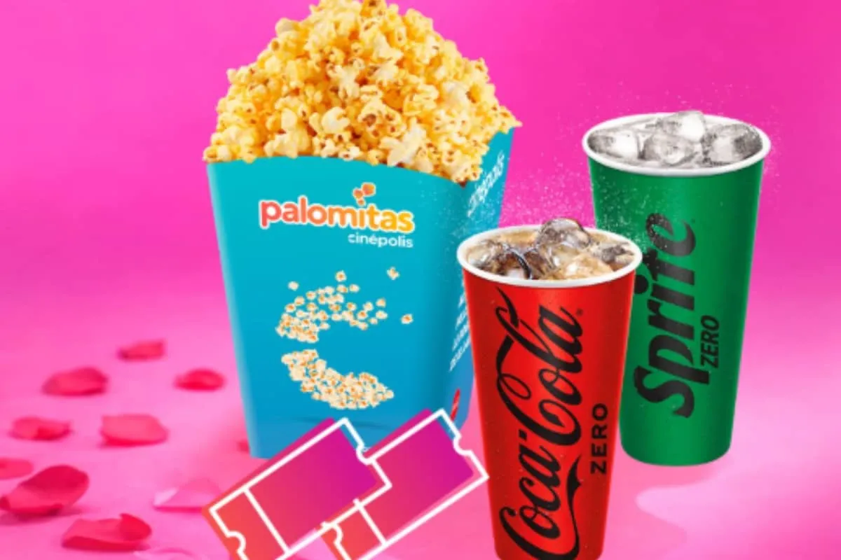 Parejas y amigos disfrutan funciones románticas y palomitas jumbo durante el fin de semana del amor en Cinépolis.