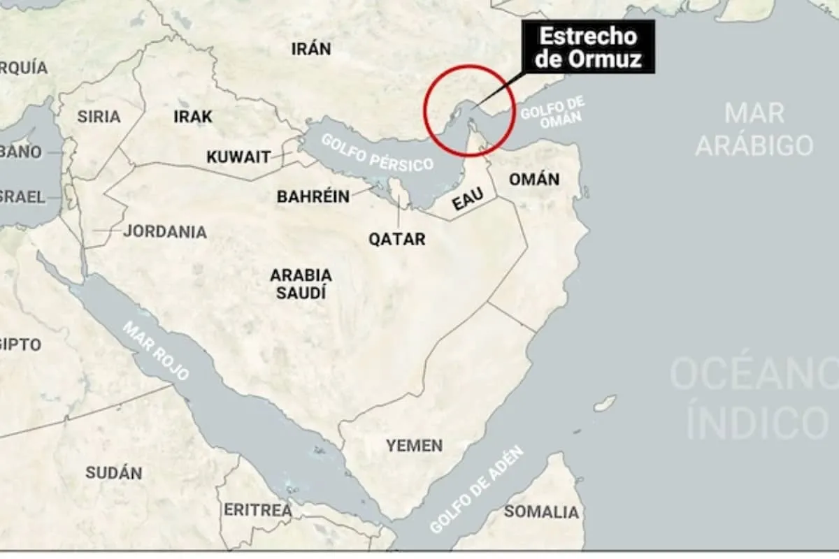 El estrecho de Ormuz es una de las rutas clave para el transporte mundial de petróleo y centro de tensiones geopolíticas.