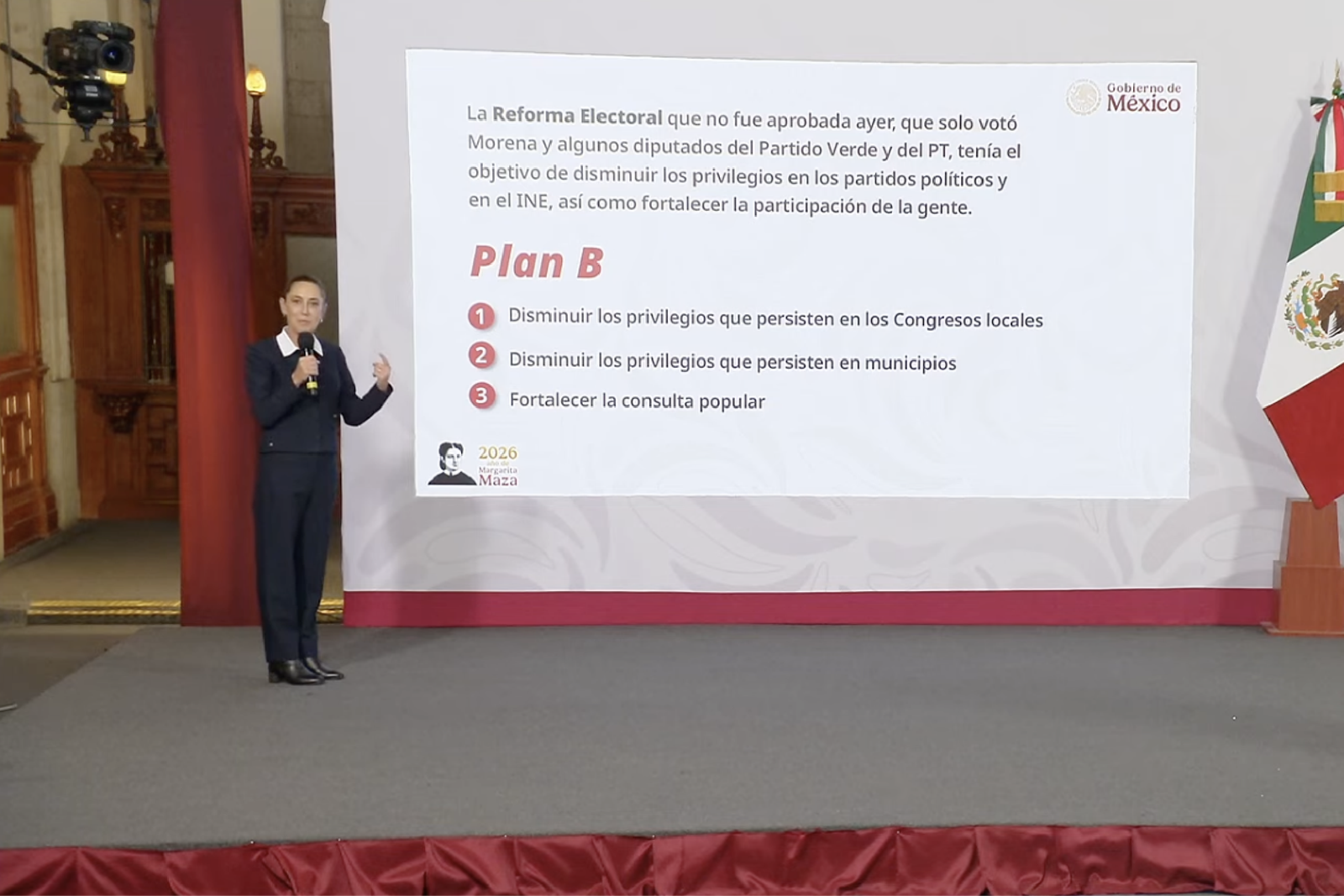 Sheinbaum explica el “Plan B” de la Reforma Electoral tras rechazo en ...