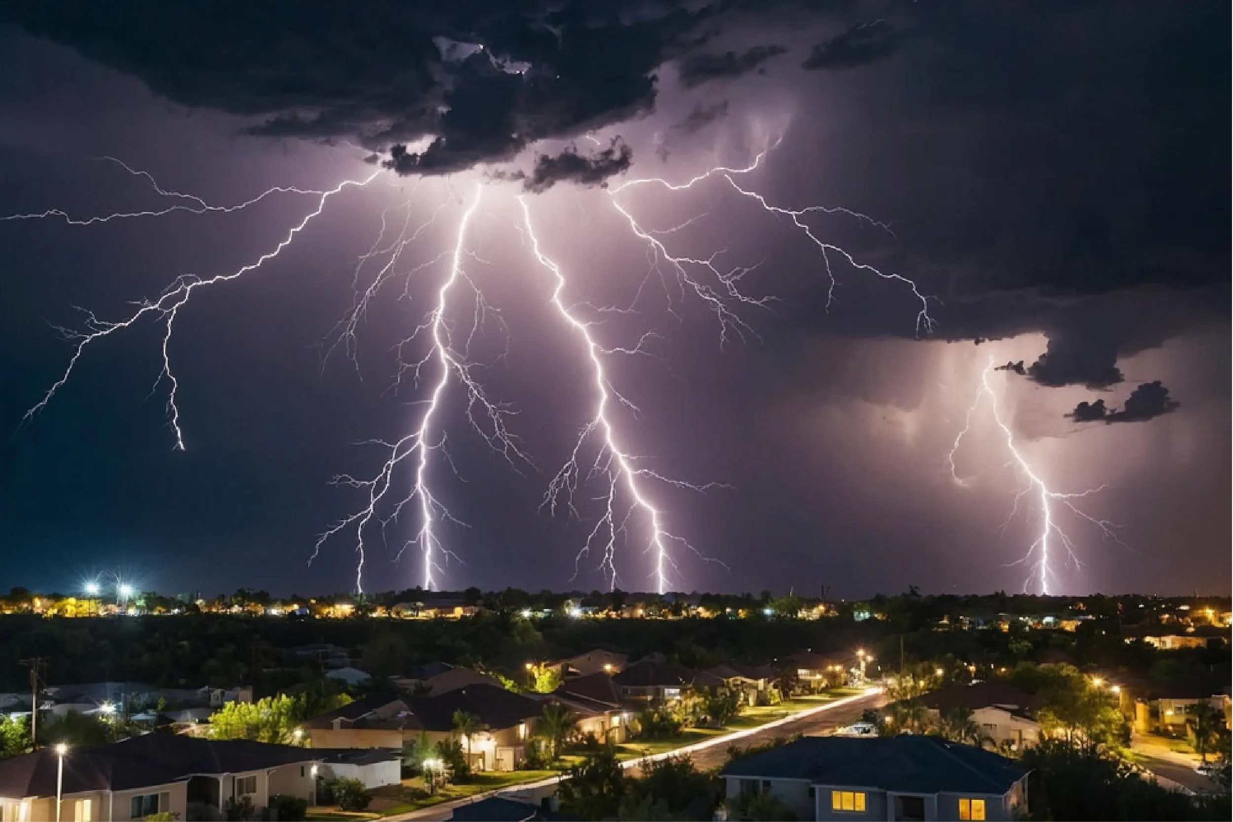 Tormenta eléctrica irrumpe en la Ciudad de México.