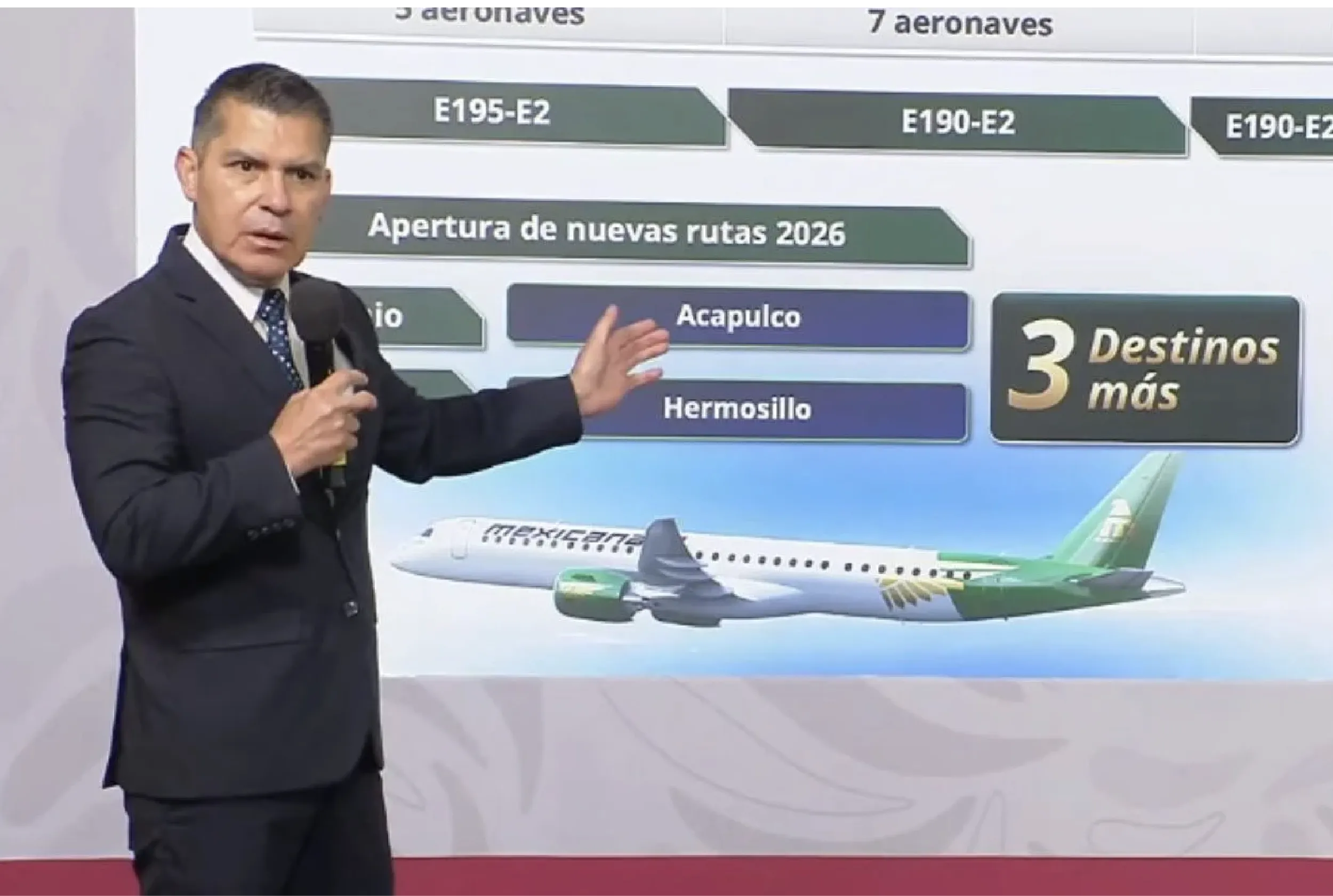 Mexicana de Aviación lanza nuevas rutas clave en 2026.