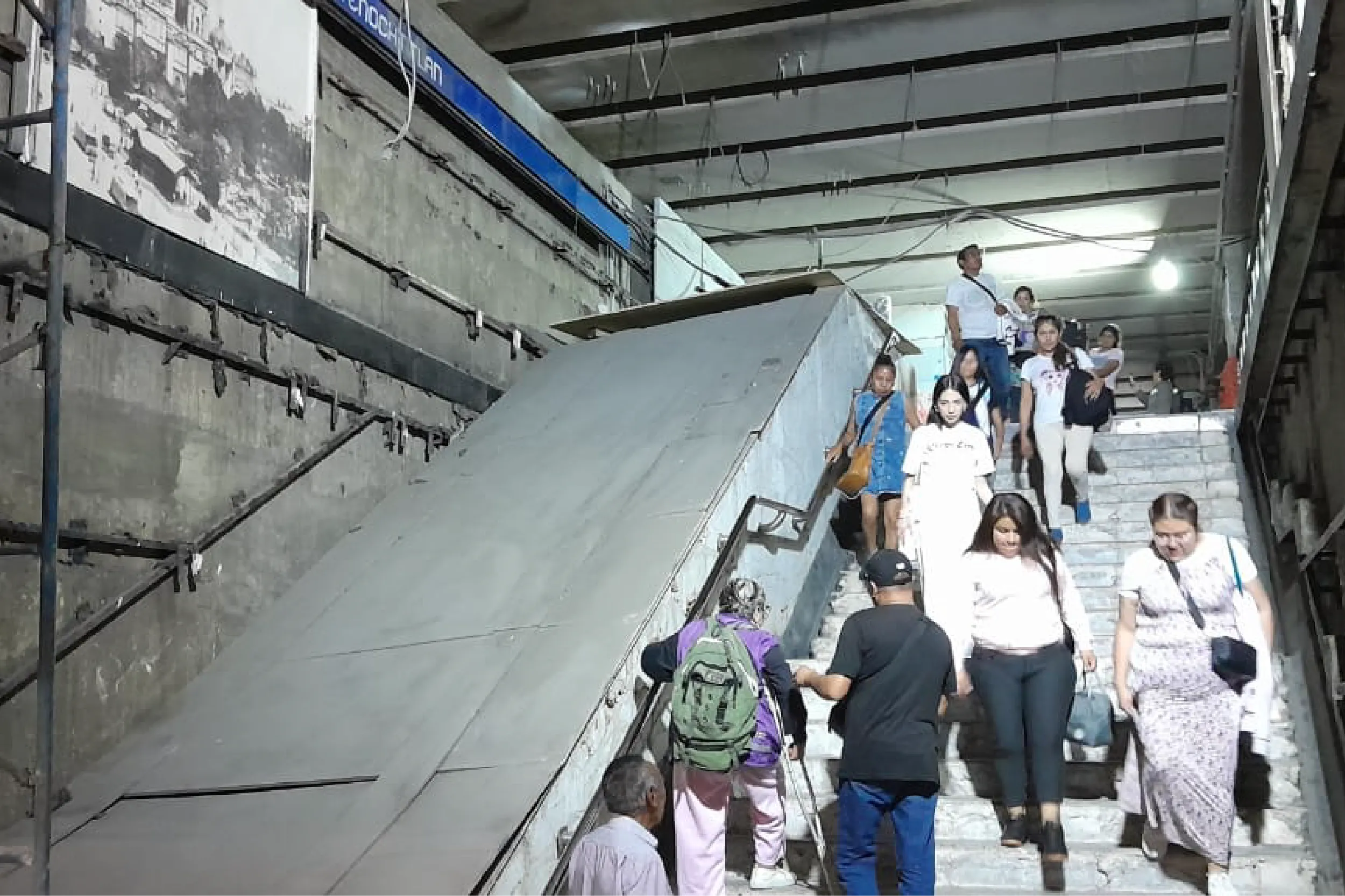 Retrasos en obras del Metro y Calzada de Tlalpan en CDMX. Foto I Moisés Castillo