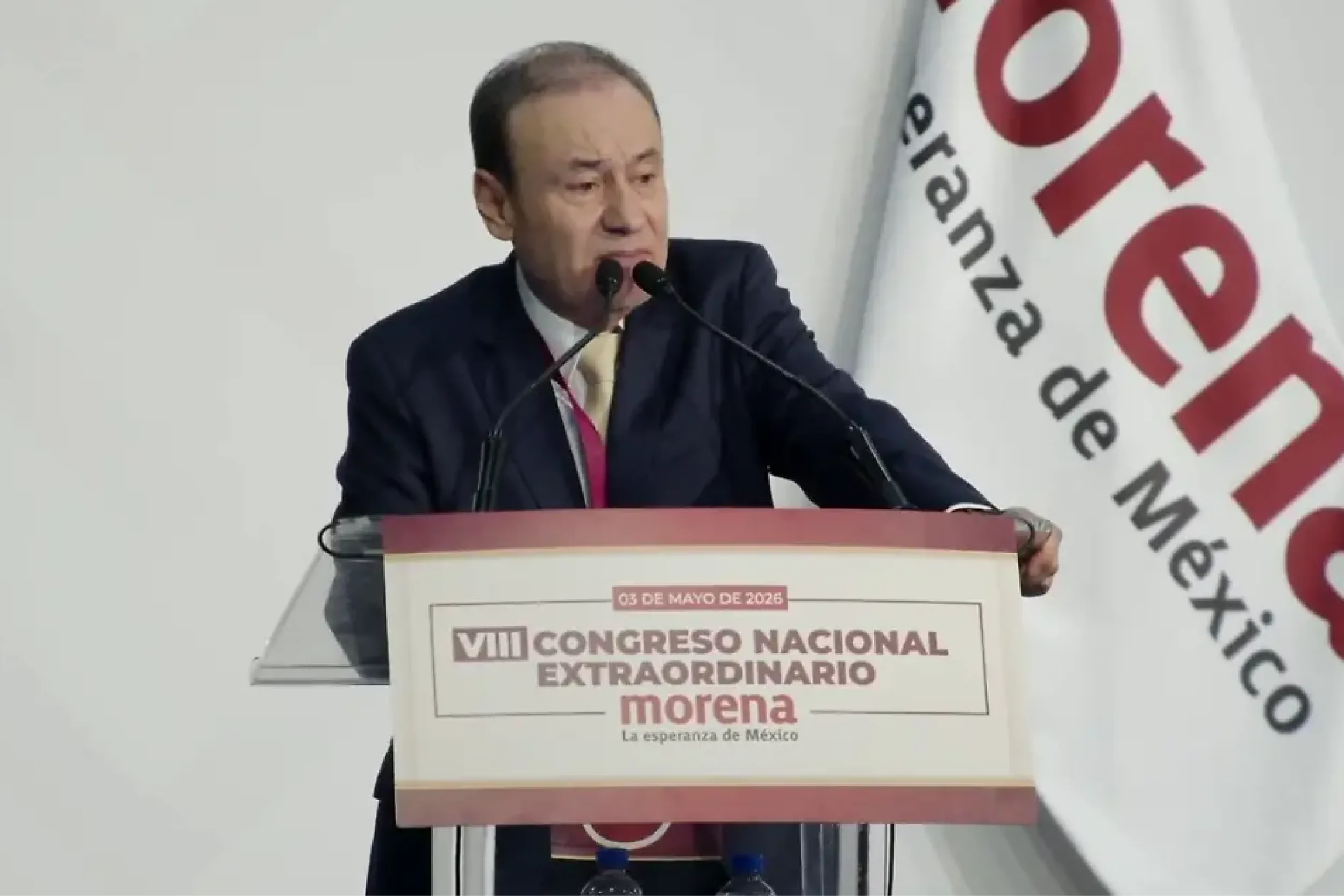 Luisa María Alcalde renuncia a dirigencia de Morena.