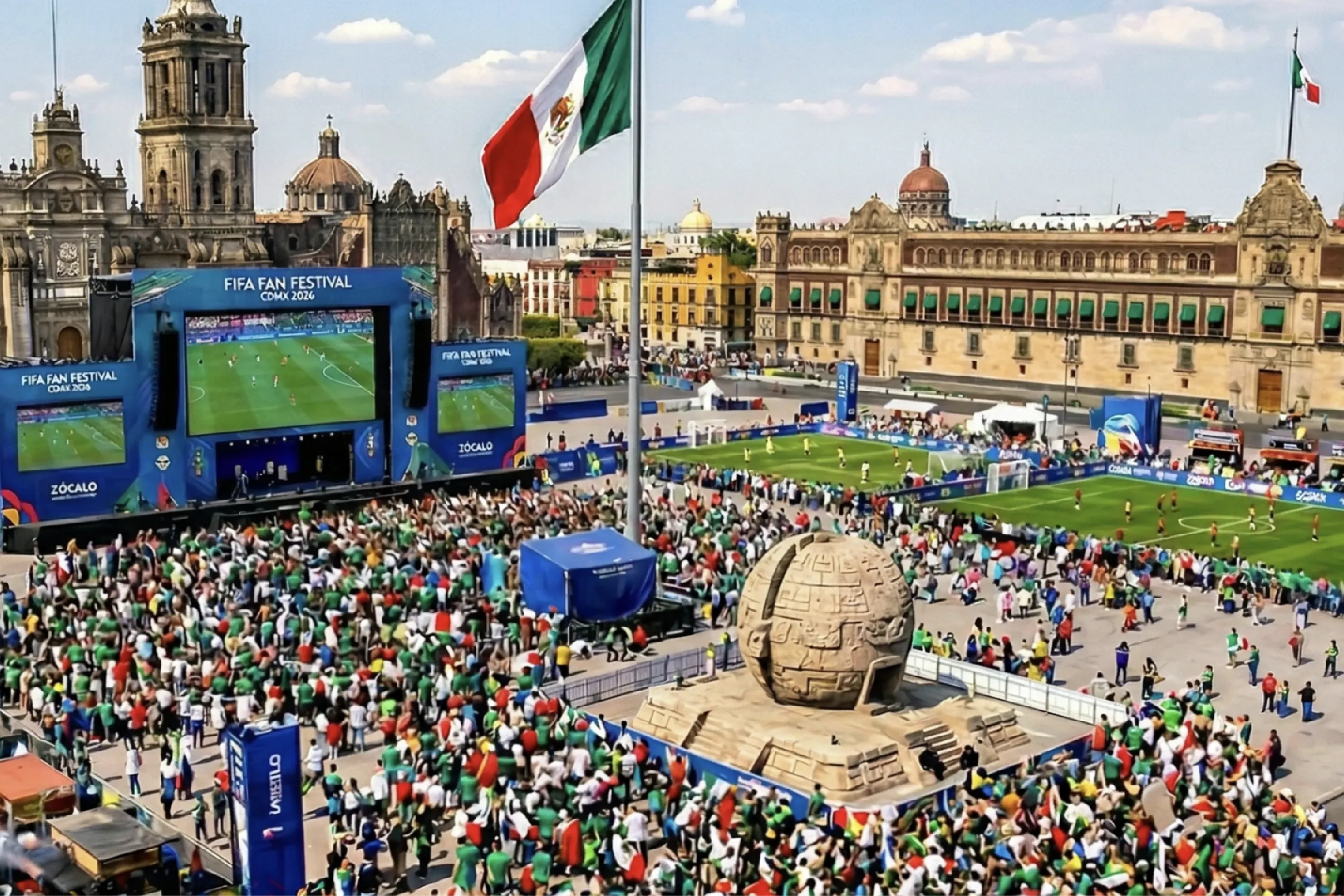 FIFA Fan Fest del Zócalo.