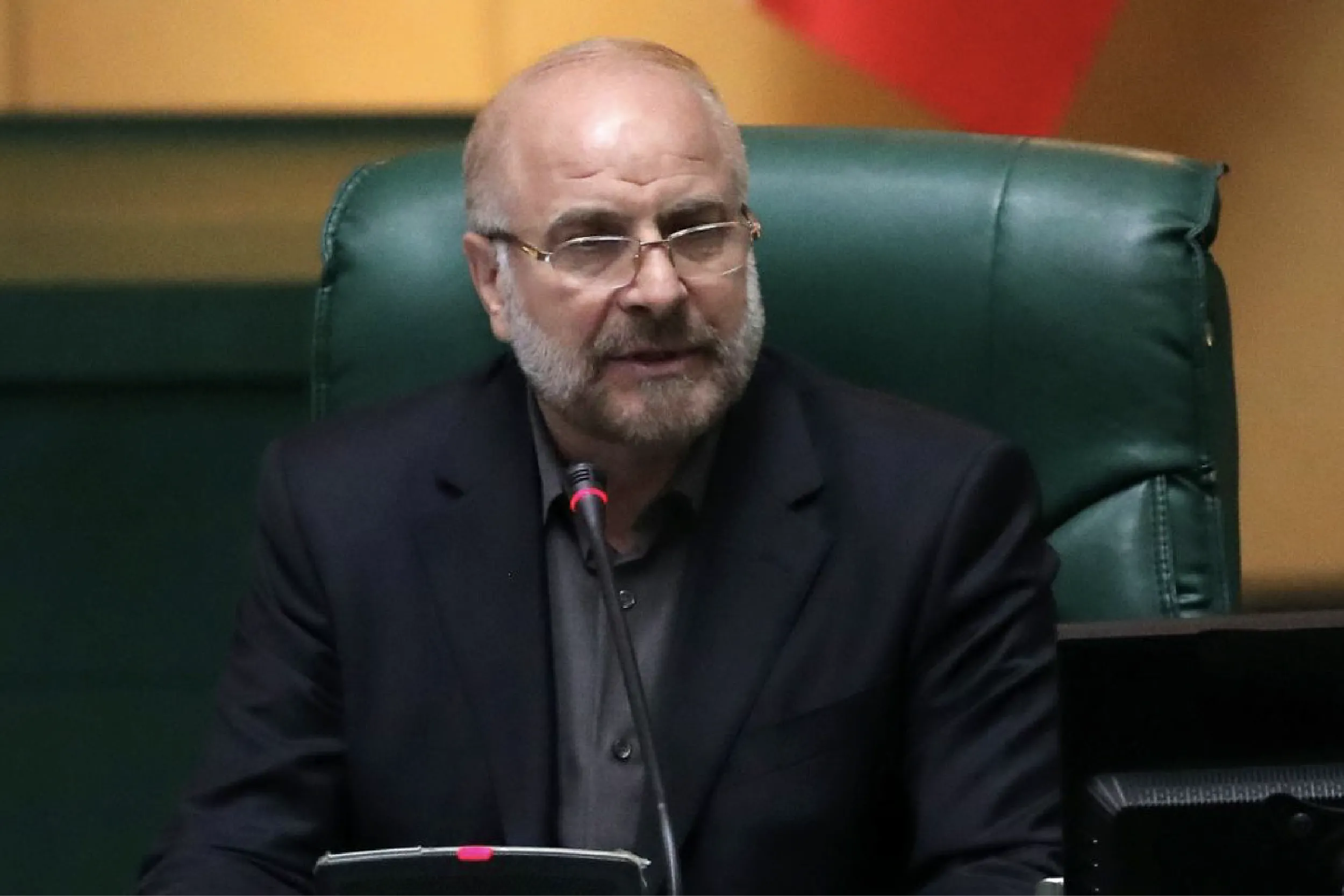 Mohamad Bagher Ghalibaf, presidente del Parlamento iraní.
