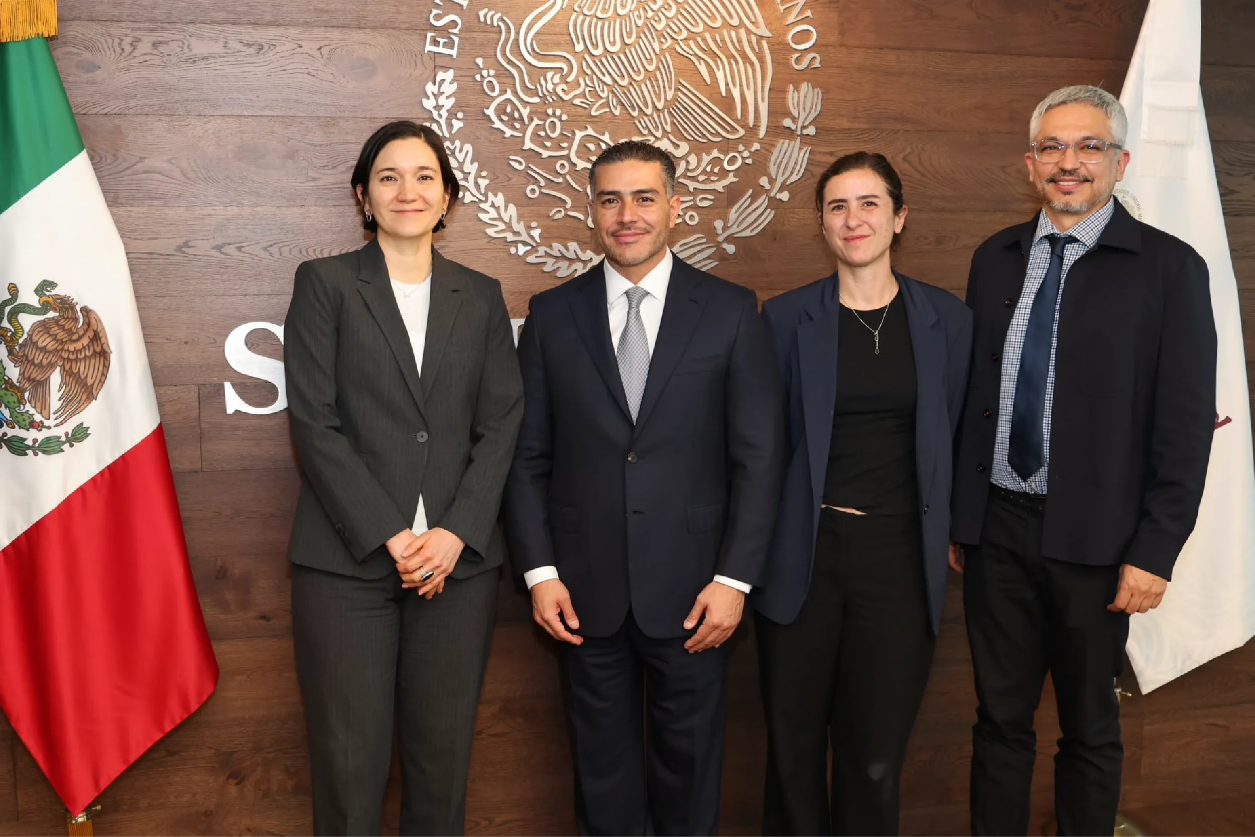Omar García Harfuch se reunió con Kaja Kallas.