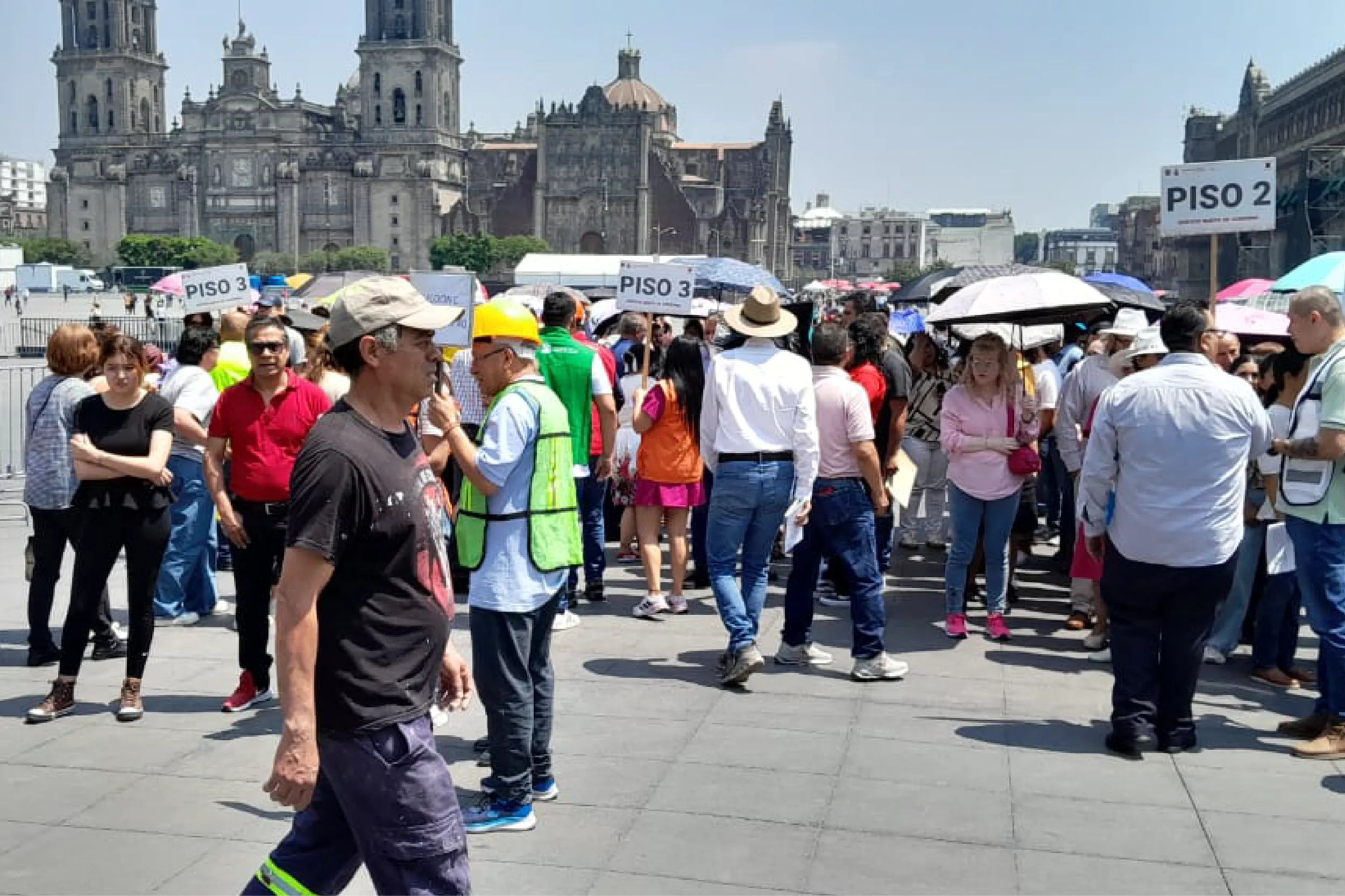 Se activó la alerta sísmica en CDMX y Edomex. Foto I Moisés Castillo