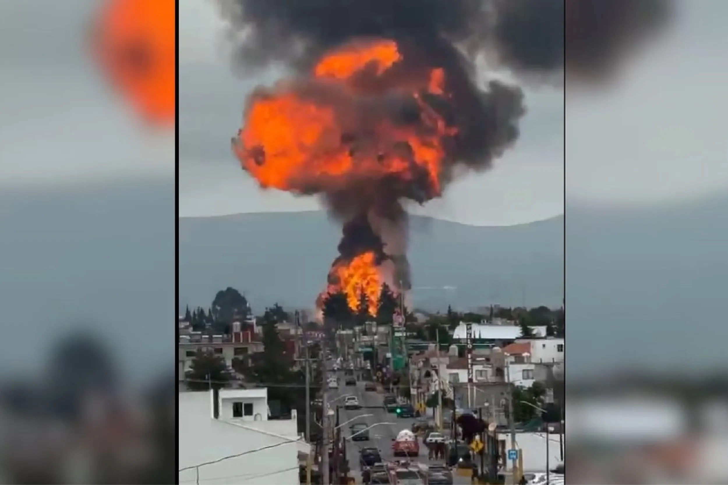 Explosión de tres pipas desata emergencia en Tepeaca.