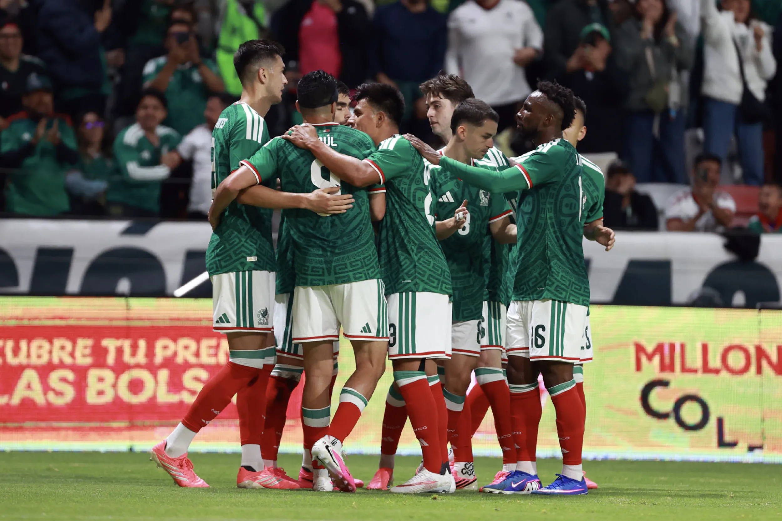 México vs Serbia 5-1.