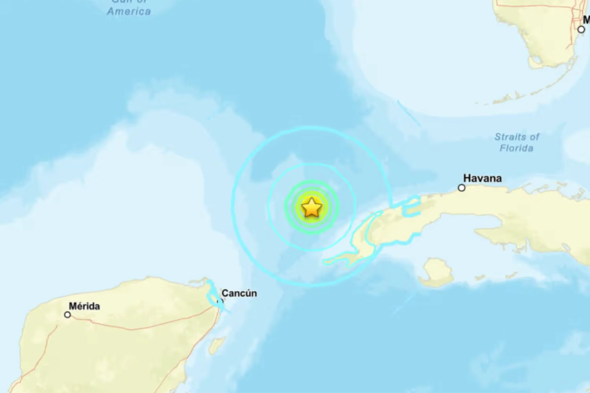 Sismo de magnitud 6.1 frente a Cuba activa monitoreo en Quintana Roo.