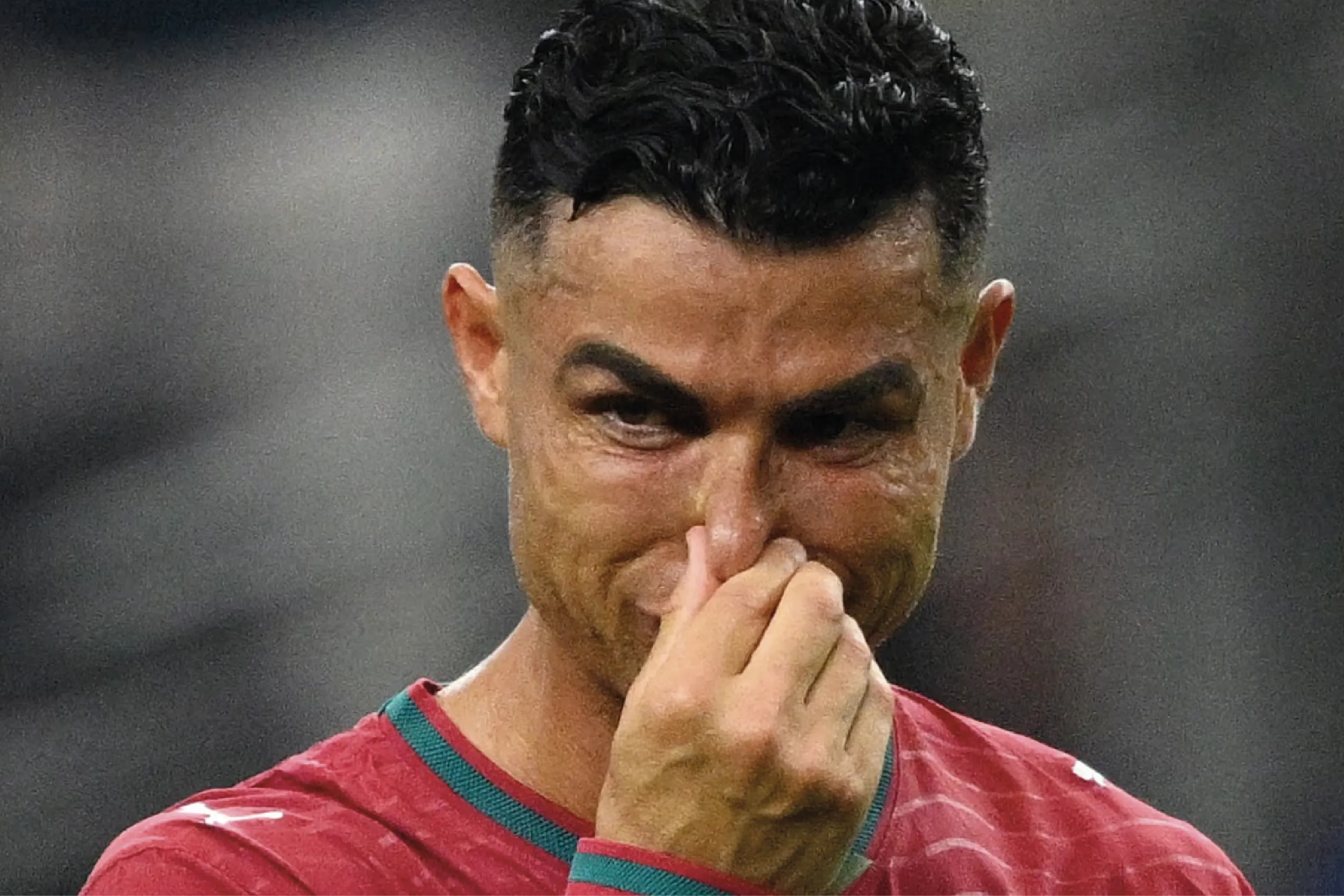 Cristiano Ronaldo llora tras su último Mundial y la eliminación de Portugal.