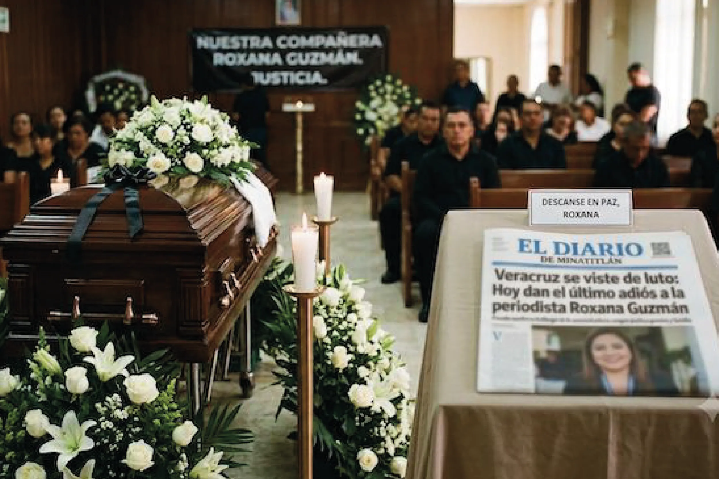 Así fue la despedida de Roxana Guzmán; su madre lanza un doloroso reclamo de justicia.