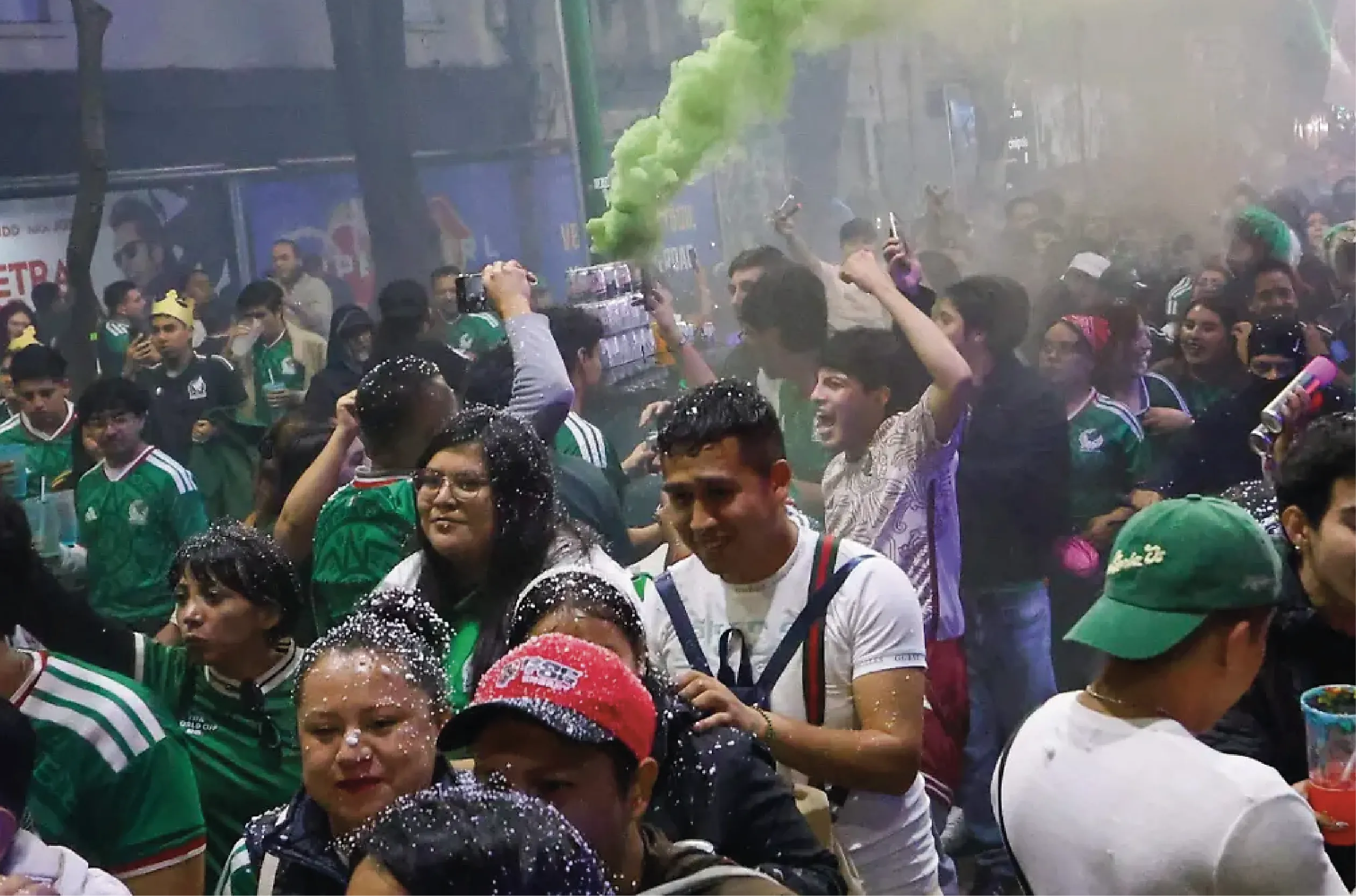 Nuevas pantallas y cierres en Paseo de la Reforma.