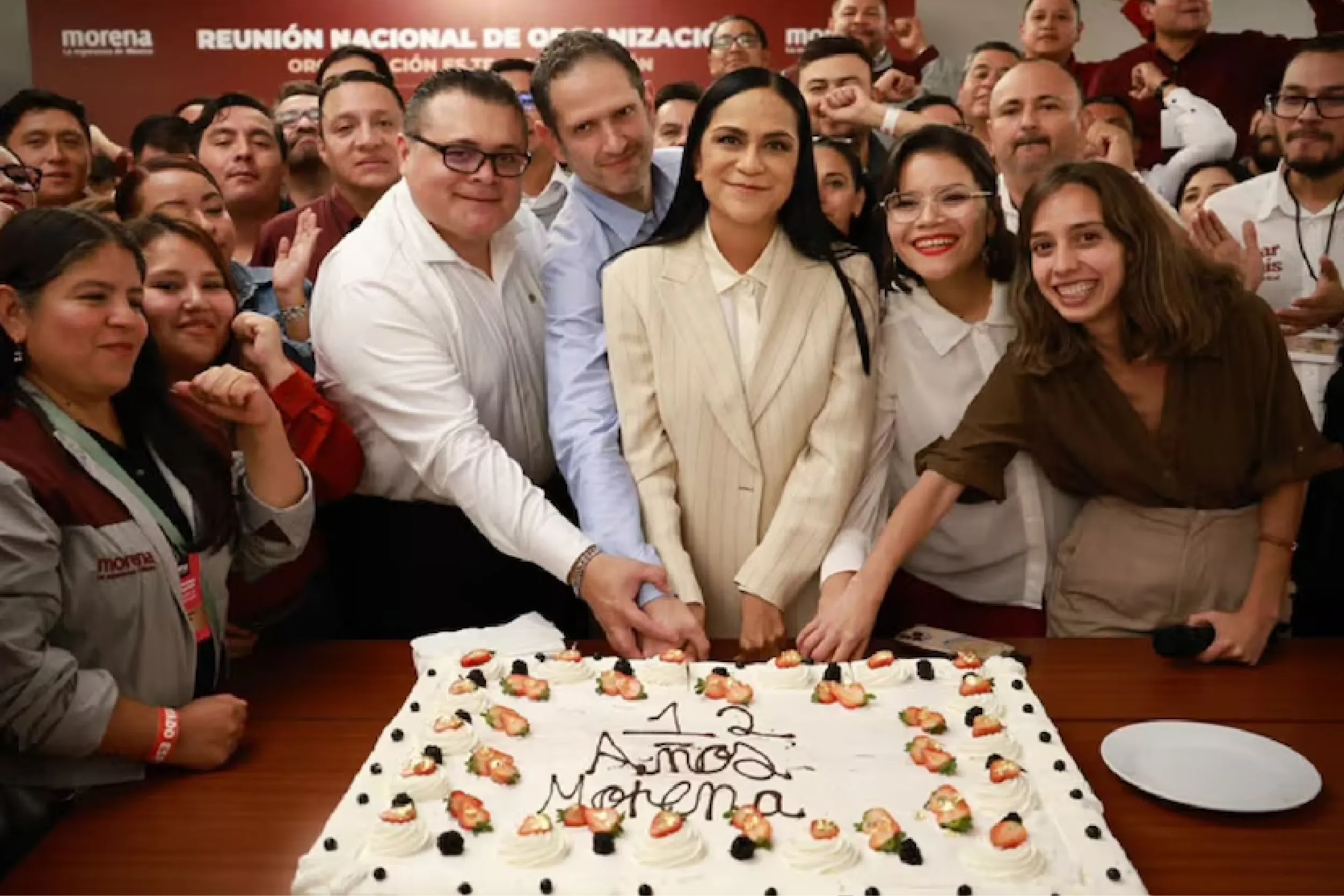 Morena cumple 12 años: el mensaje de Ariadna Montiel y el balance del partido más grande de México.