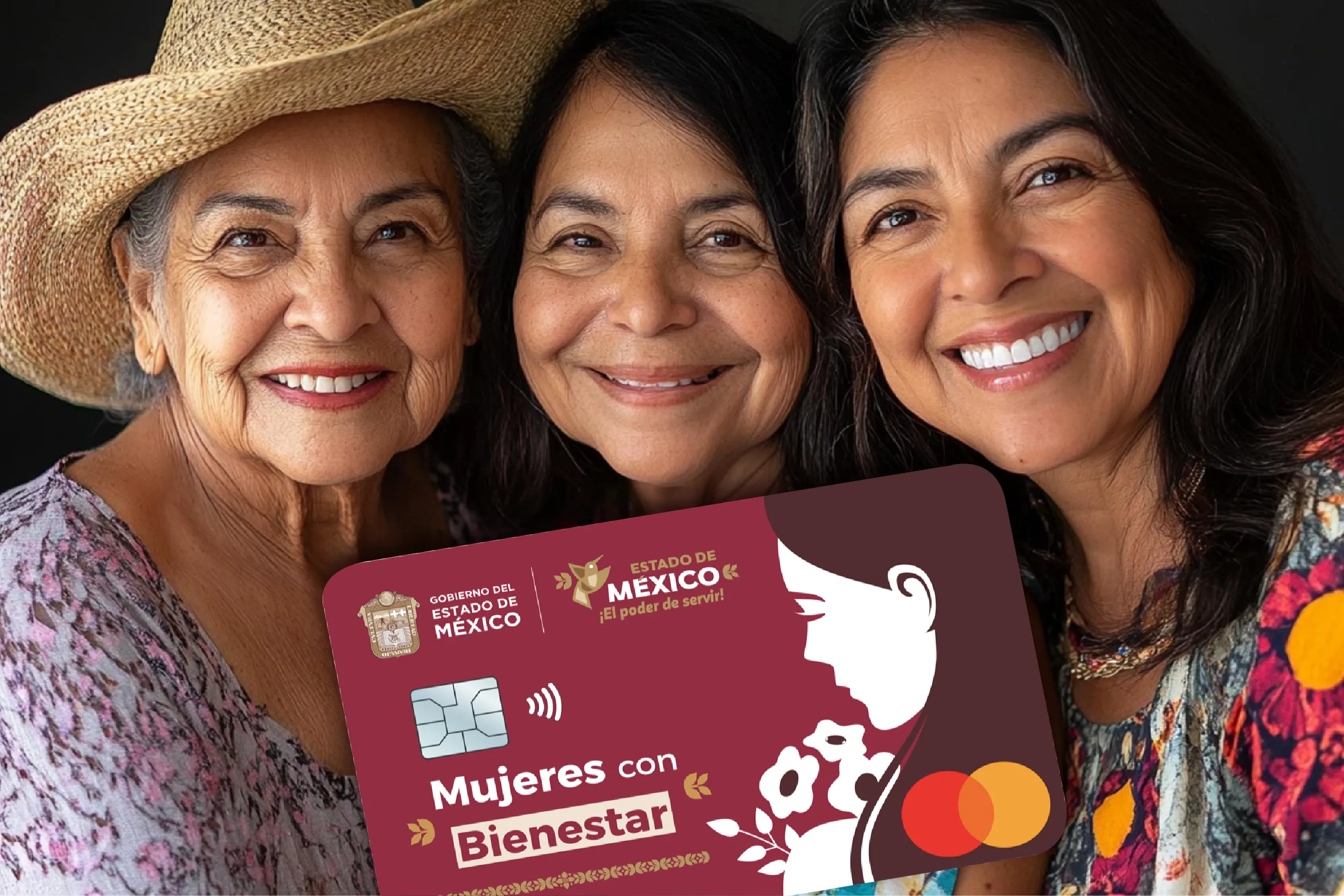 Mujeres con Bienestar es un programa del Gobierno del Estado de México que entrega un apoyo económico de 2,500 pesos bimestrales a beneficiarias con tarjeta activa.