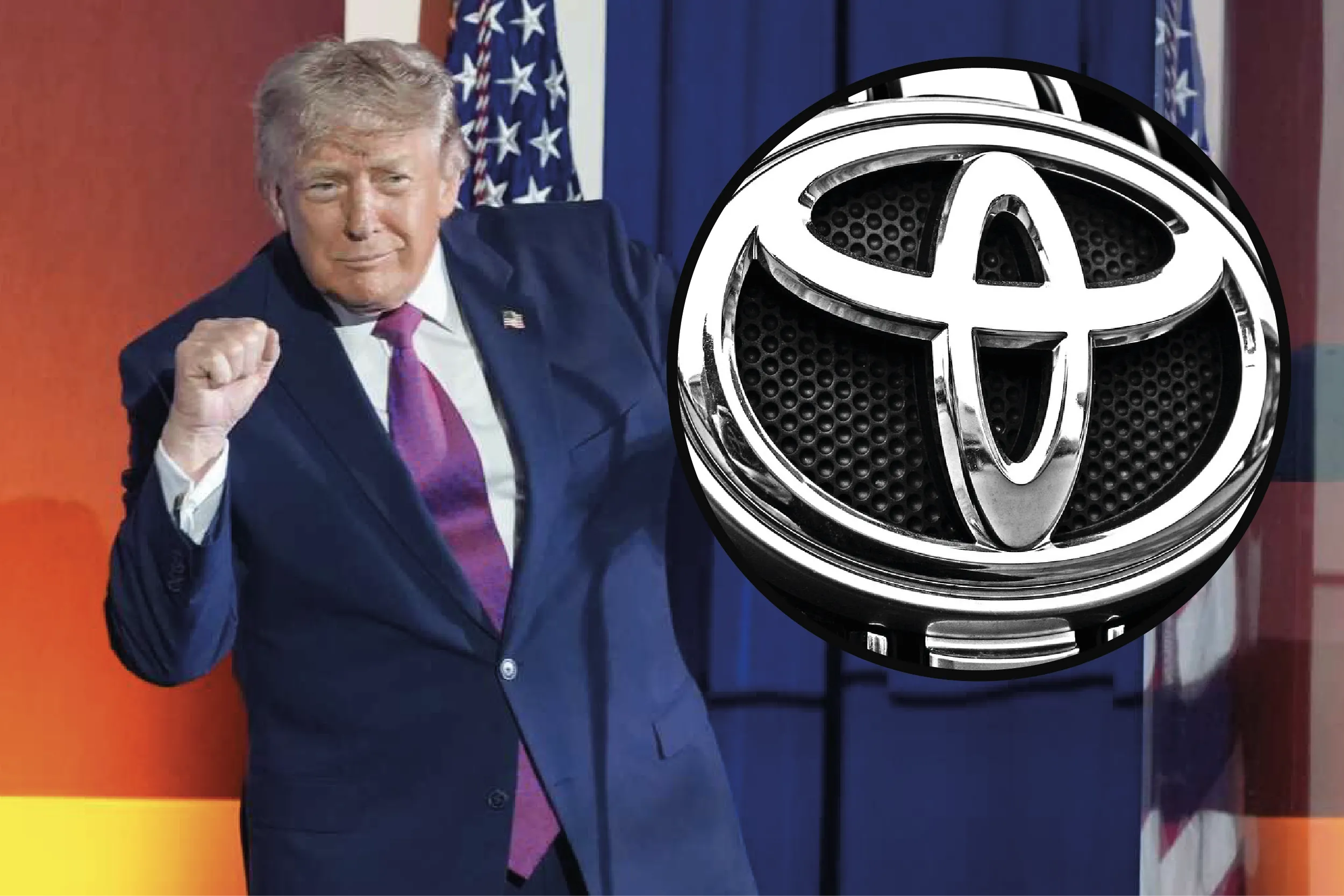 Donald Trump afirmó que los aranceles impulsaron la decisión de Toyota.