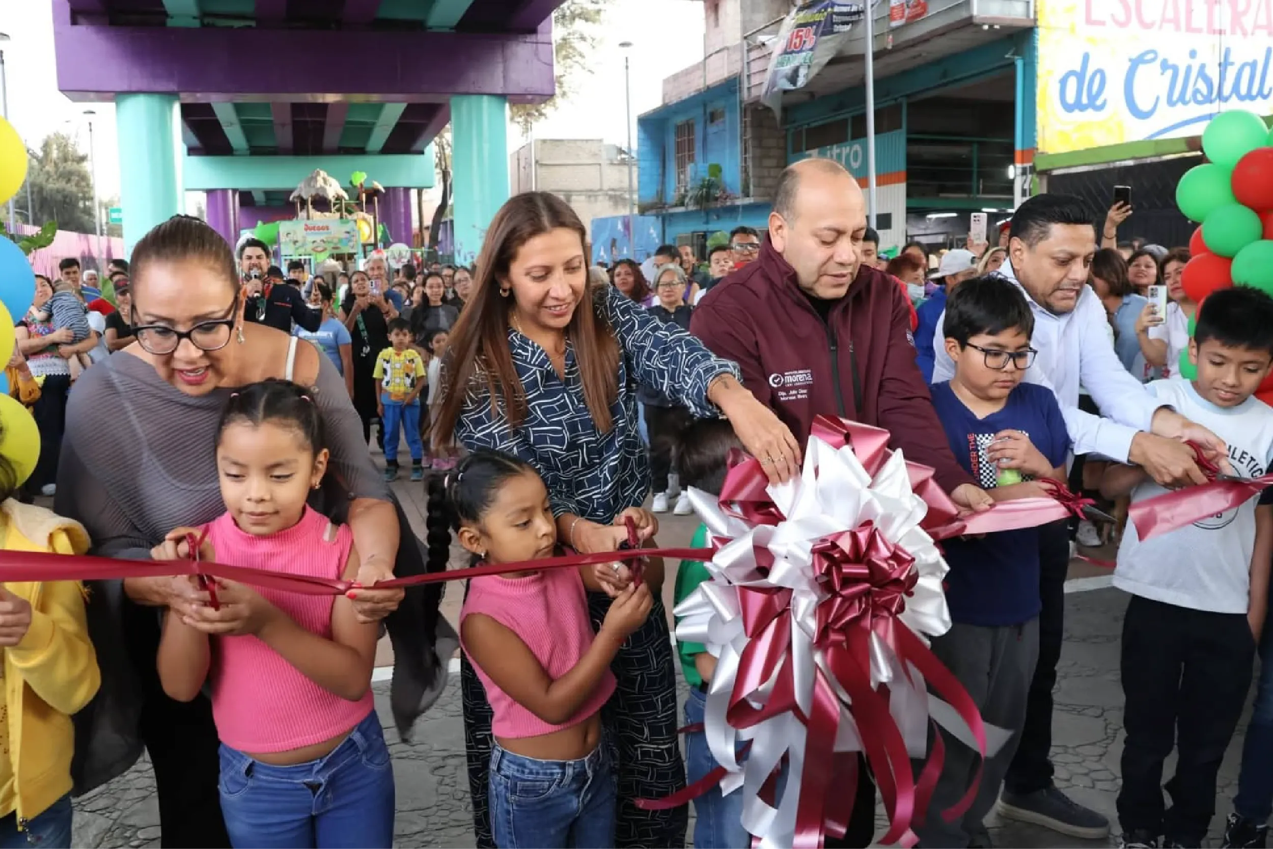 Un antiguo basurero clandestino fue transformado en el Parque Calle 7.