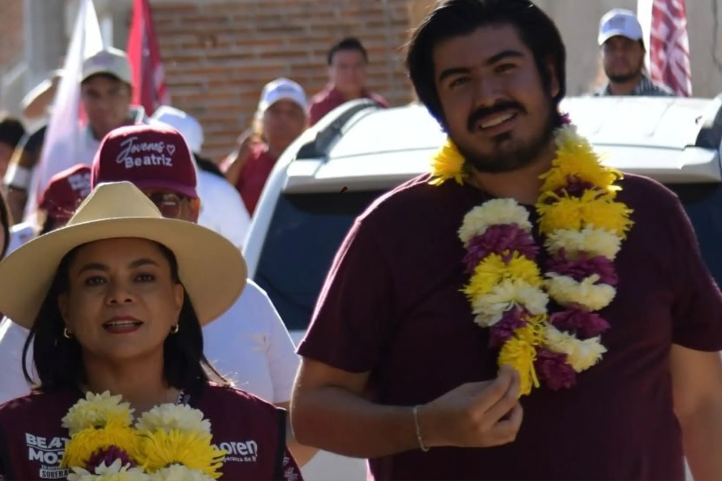 Beatriz Mojica y Brian Vicario recorren Huitzuco.