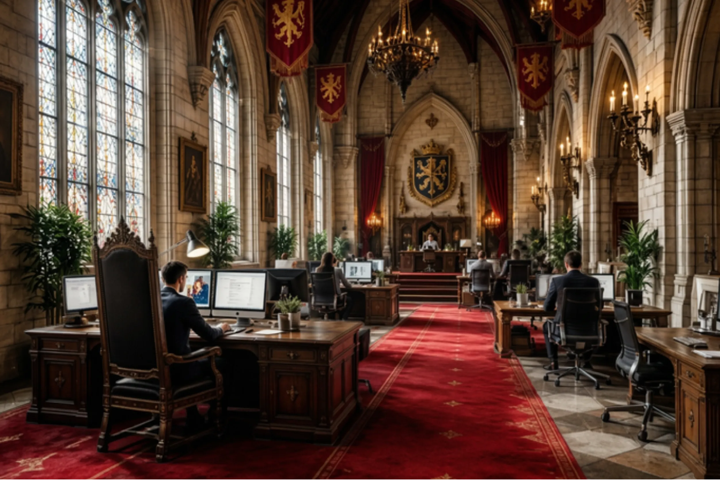 La empresa moderna: un reino medieval con WiFi.