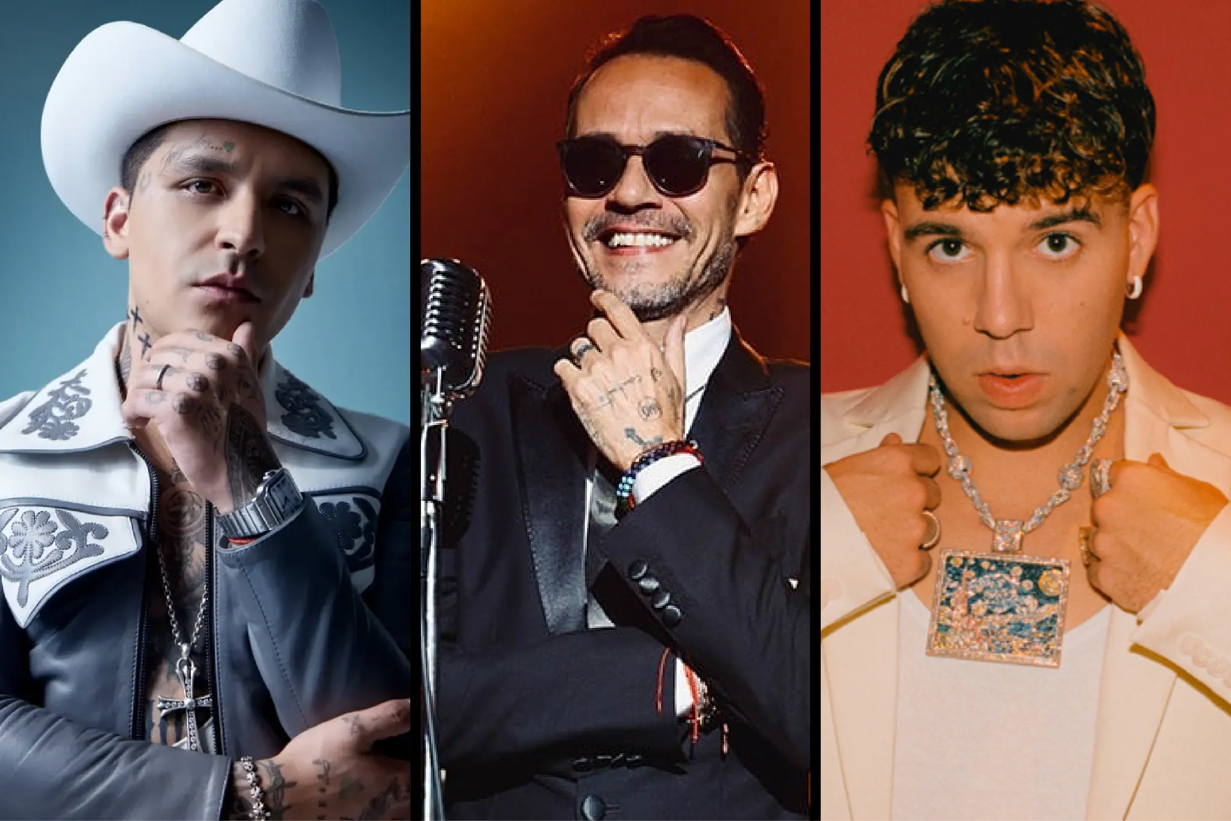 Christian Nodal y Marc Anthony encabezan Premios Juventud 2026:.