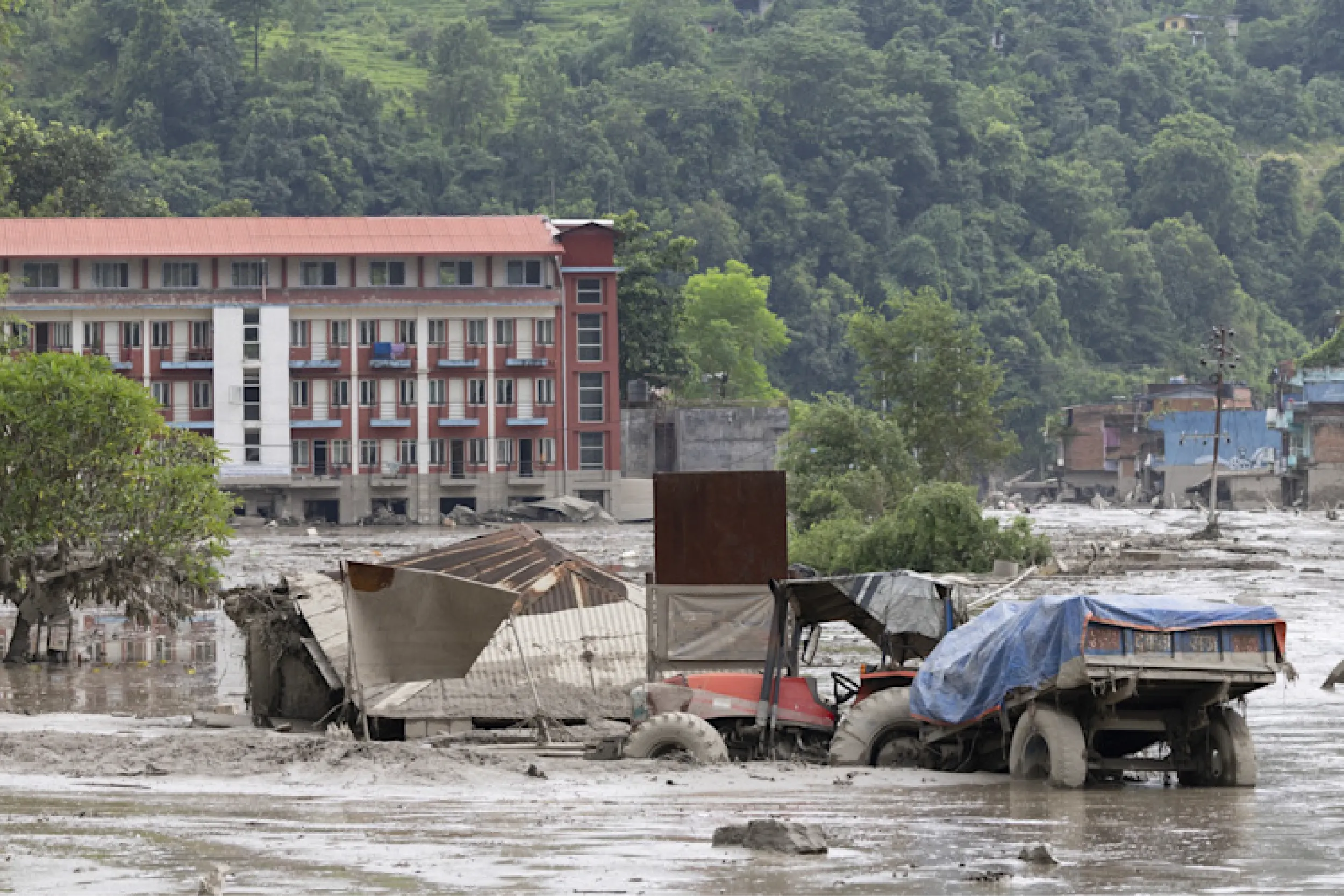 Inundaciones en Nepal.