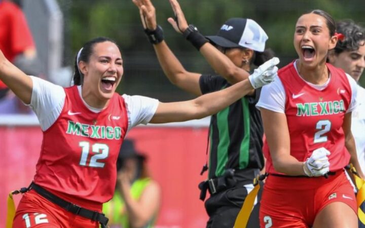 México clasifica a Los Ángeles 2028 en flag football femenil.