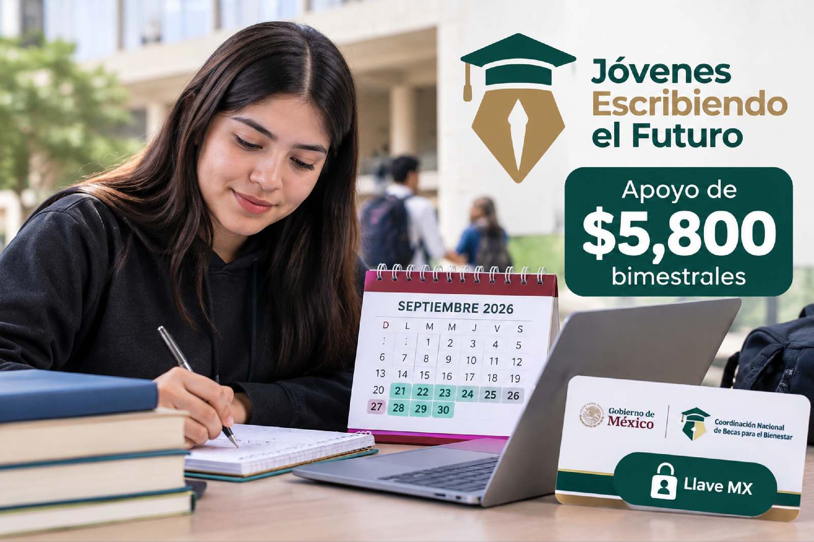 Beca Jóvenes Escribiendo el Futuro 2026.