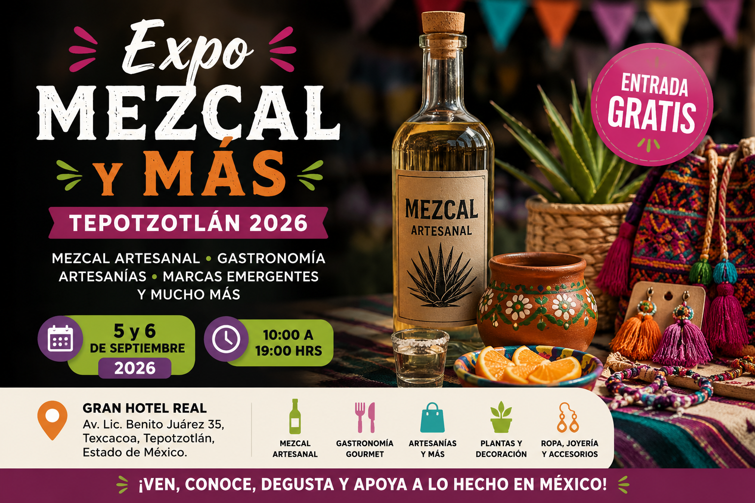 Expo Mezcal y Más.