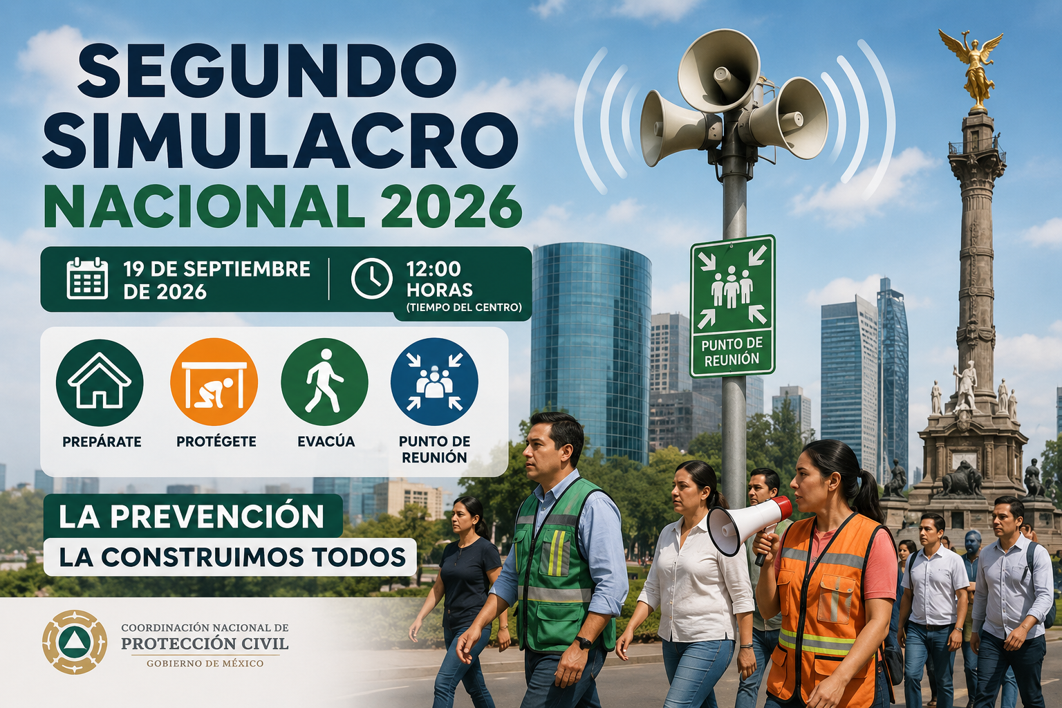 Segundo Simulacro Nacional 2026.