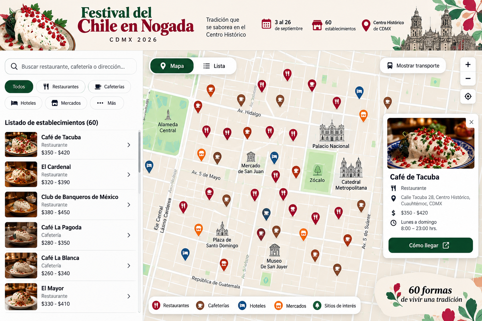 Festival del Chile en Nogada.