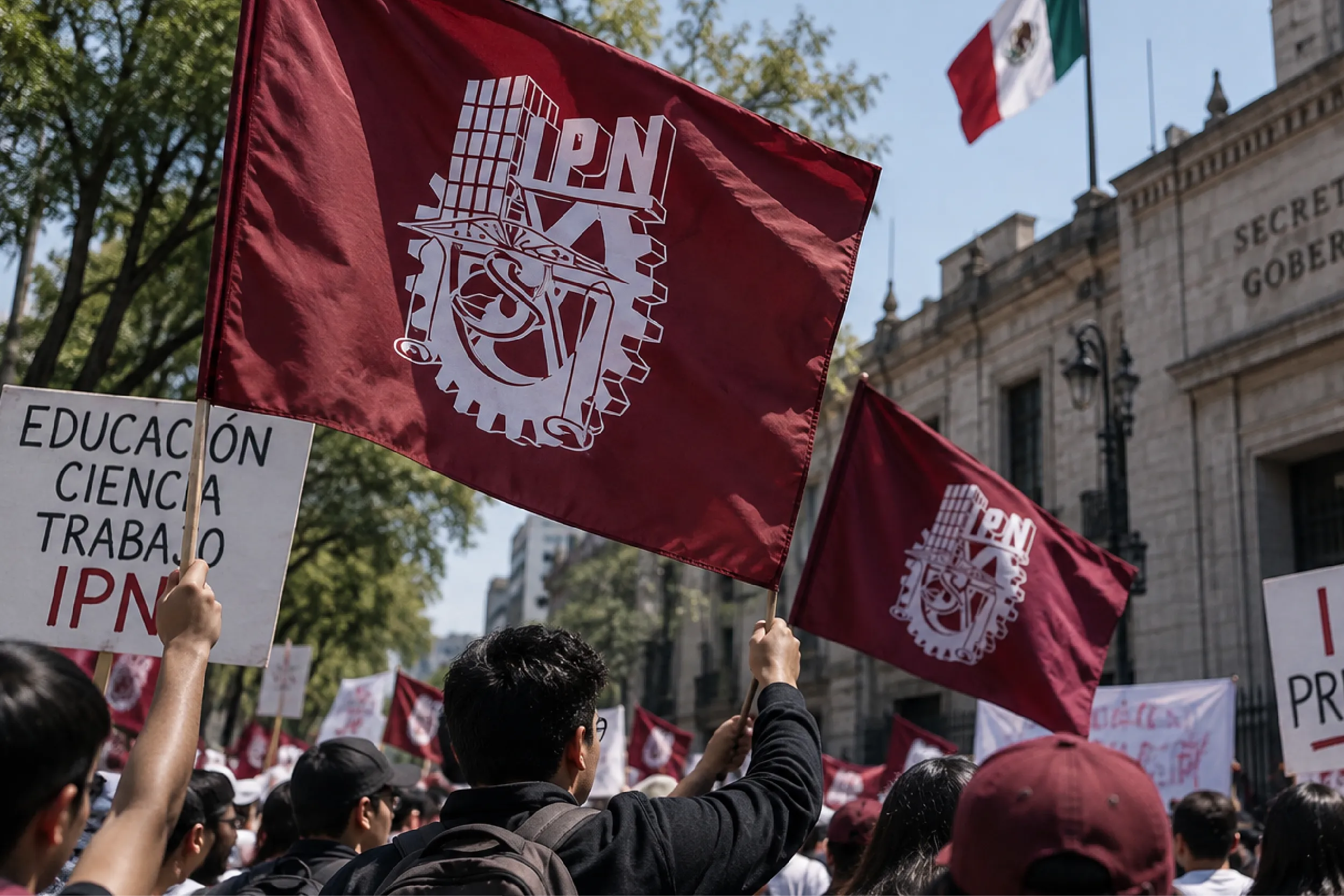Marcha del IPN inicia hoy en CDMX: a qué hora sale y a dónde va.