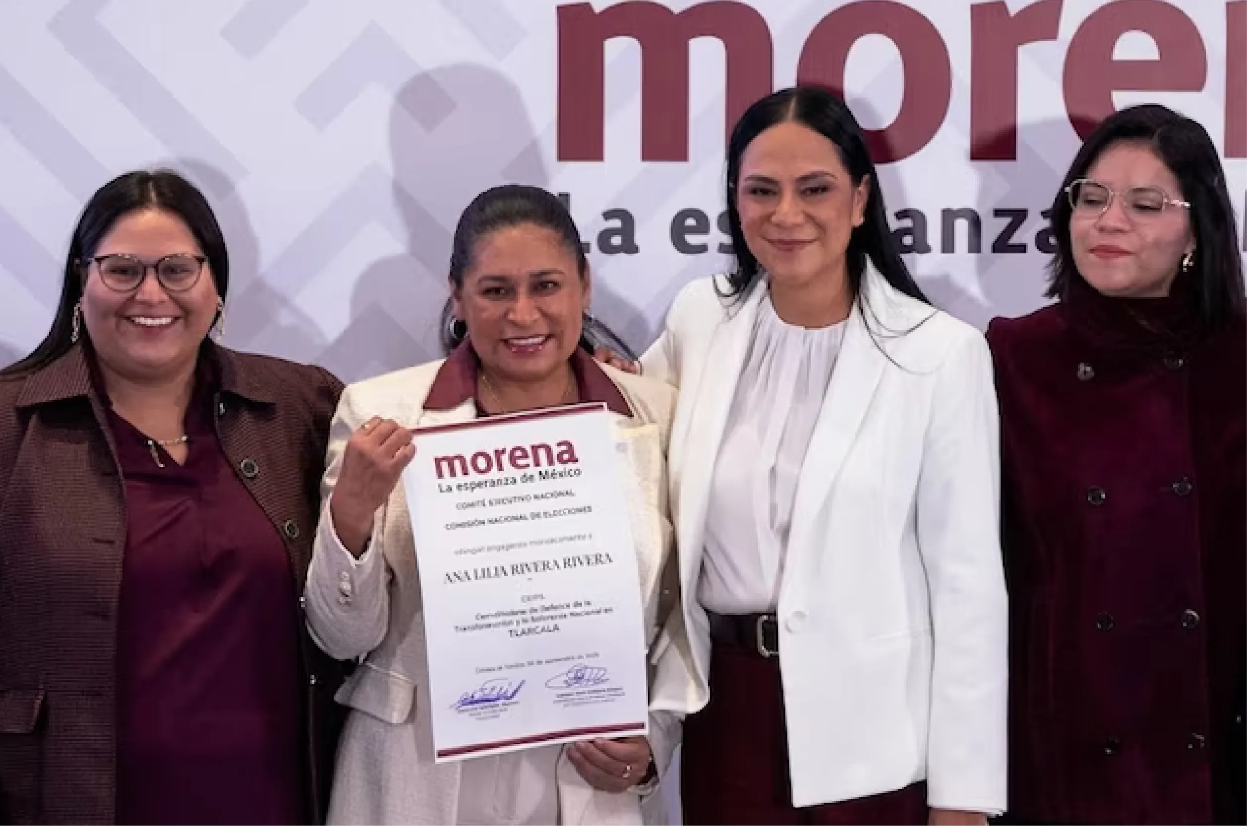 Morena: coordinadores en NL, Tlaxcala y SLP rumbo a 2027.