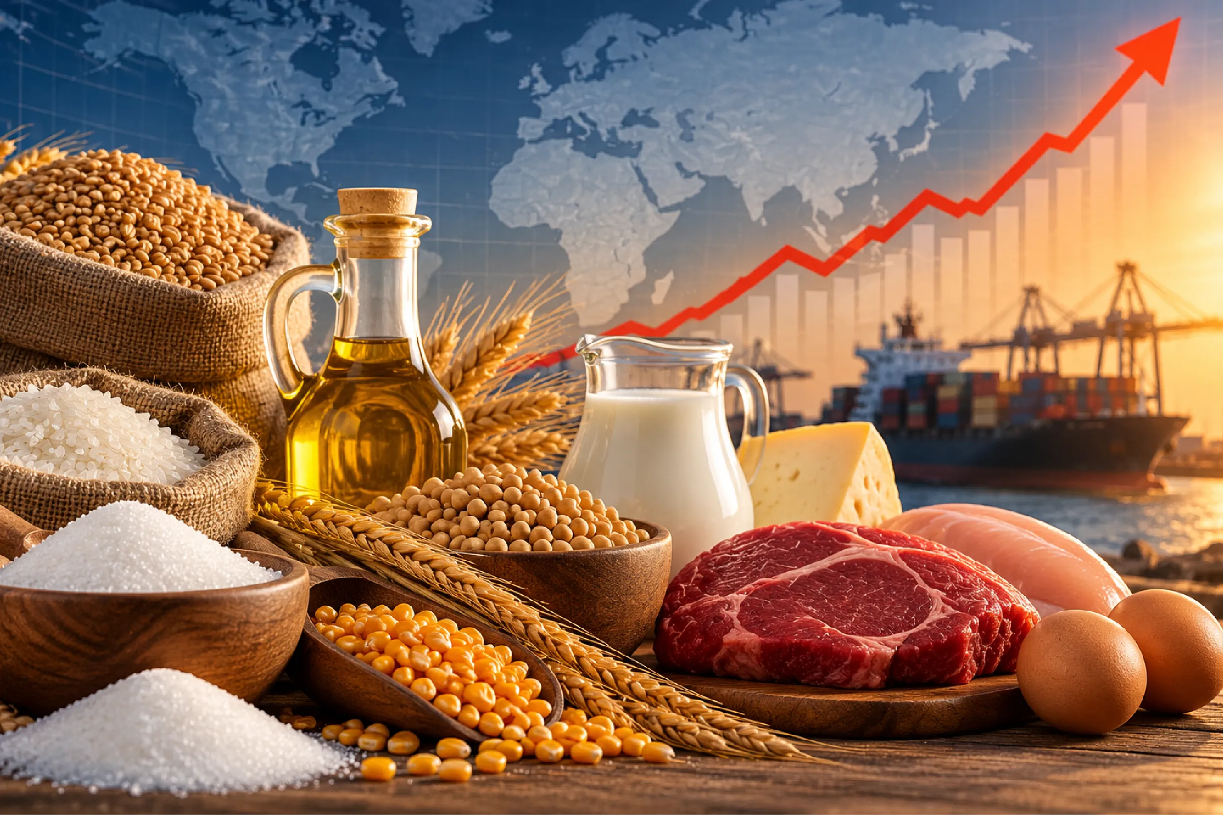 La comida vuelve a encarecerse en el mundo.