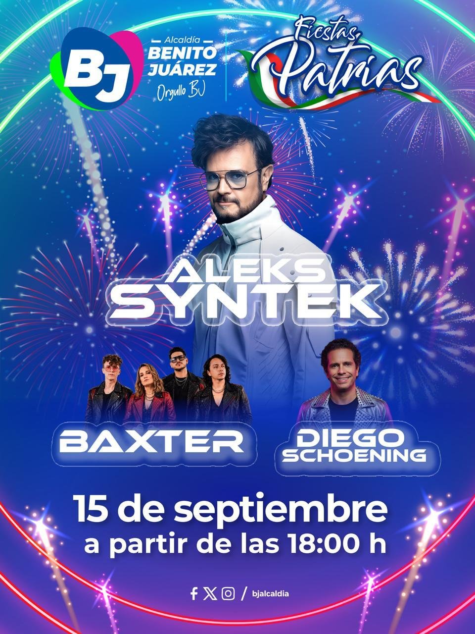 Aleks Syntek dará concierto gratis hoy en Benito Juárez.